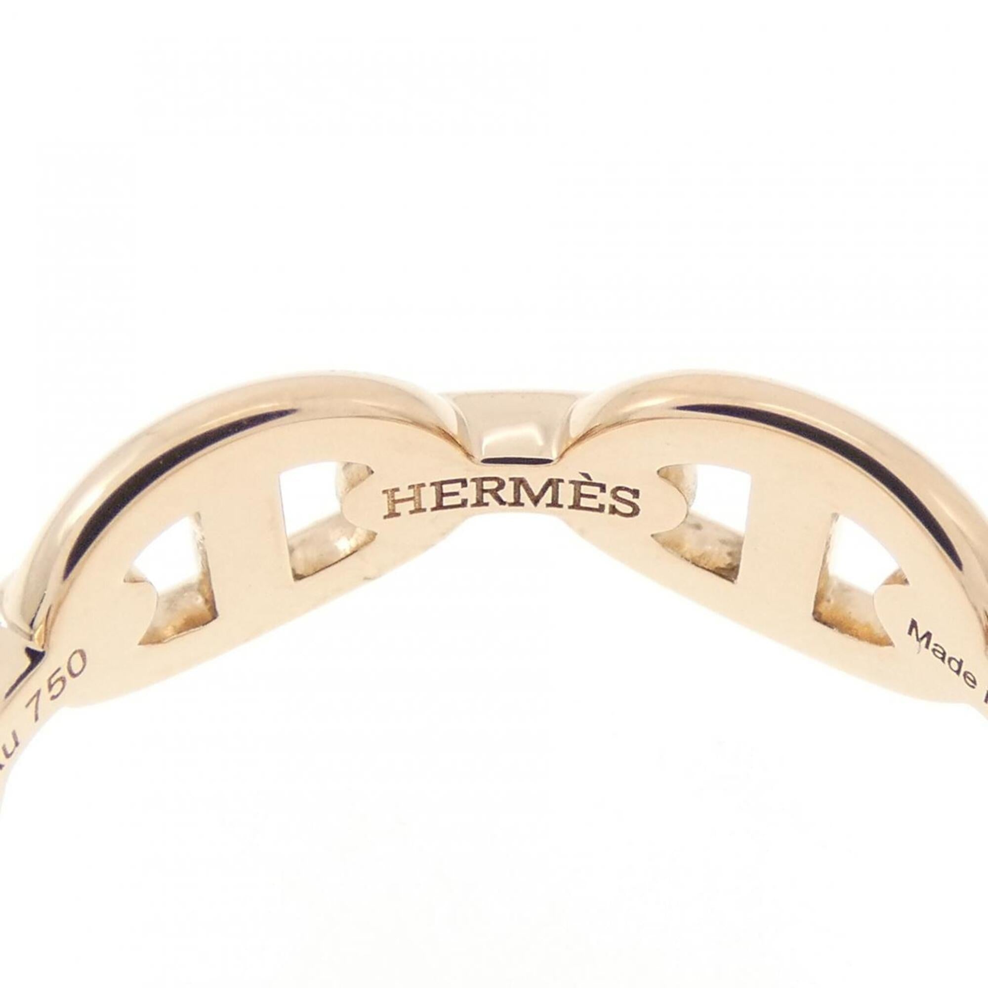 Hermes Pink Gold Pink Gold (18K) Band Ring (Pre-Owned)