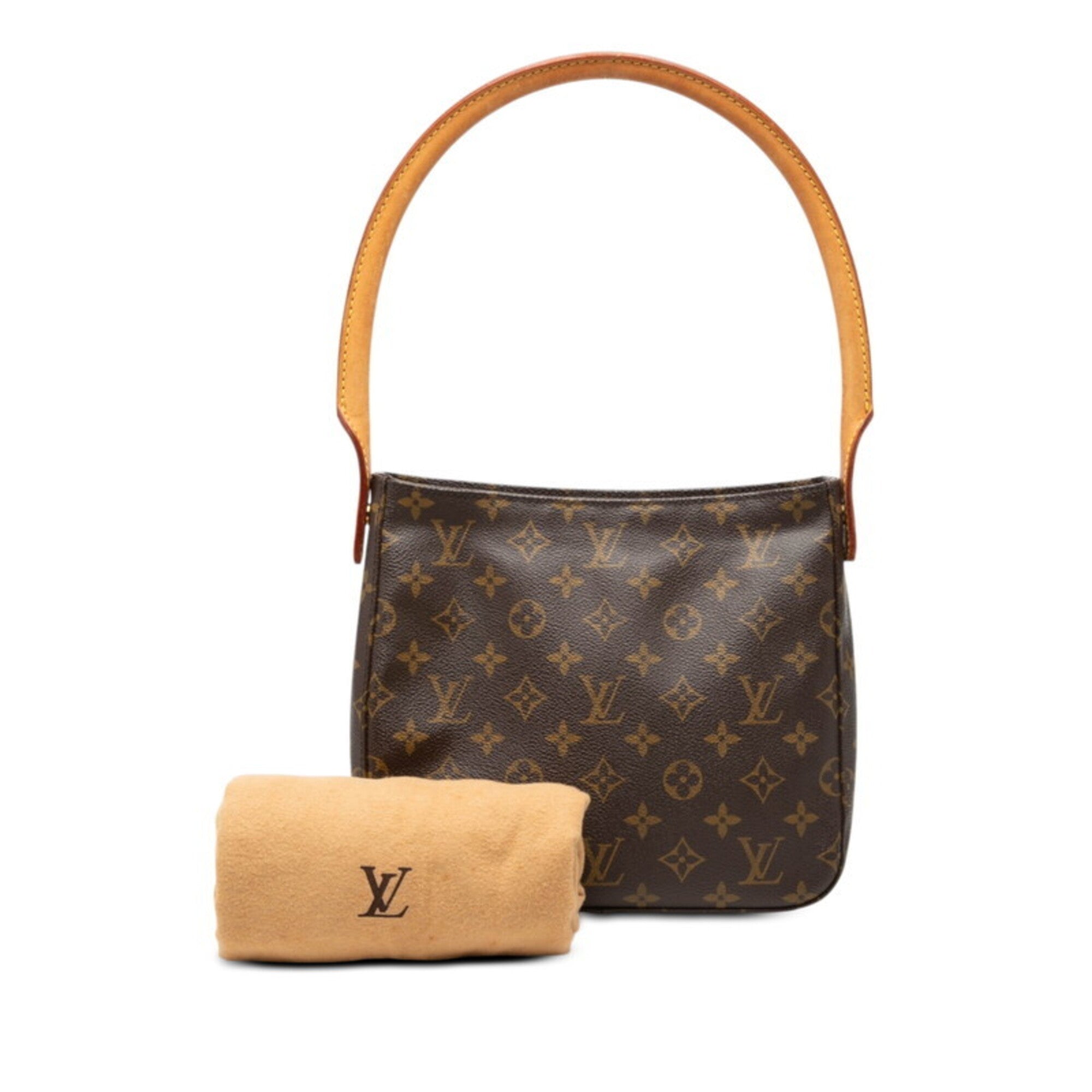Louis Vuitton Brown Pvc Leather Shoulder Bag (Pre-Owned)