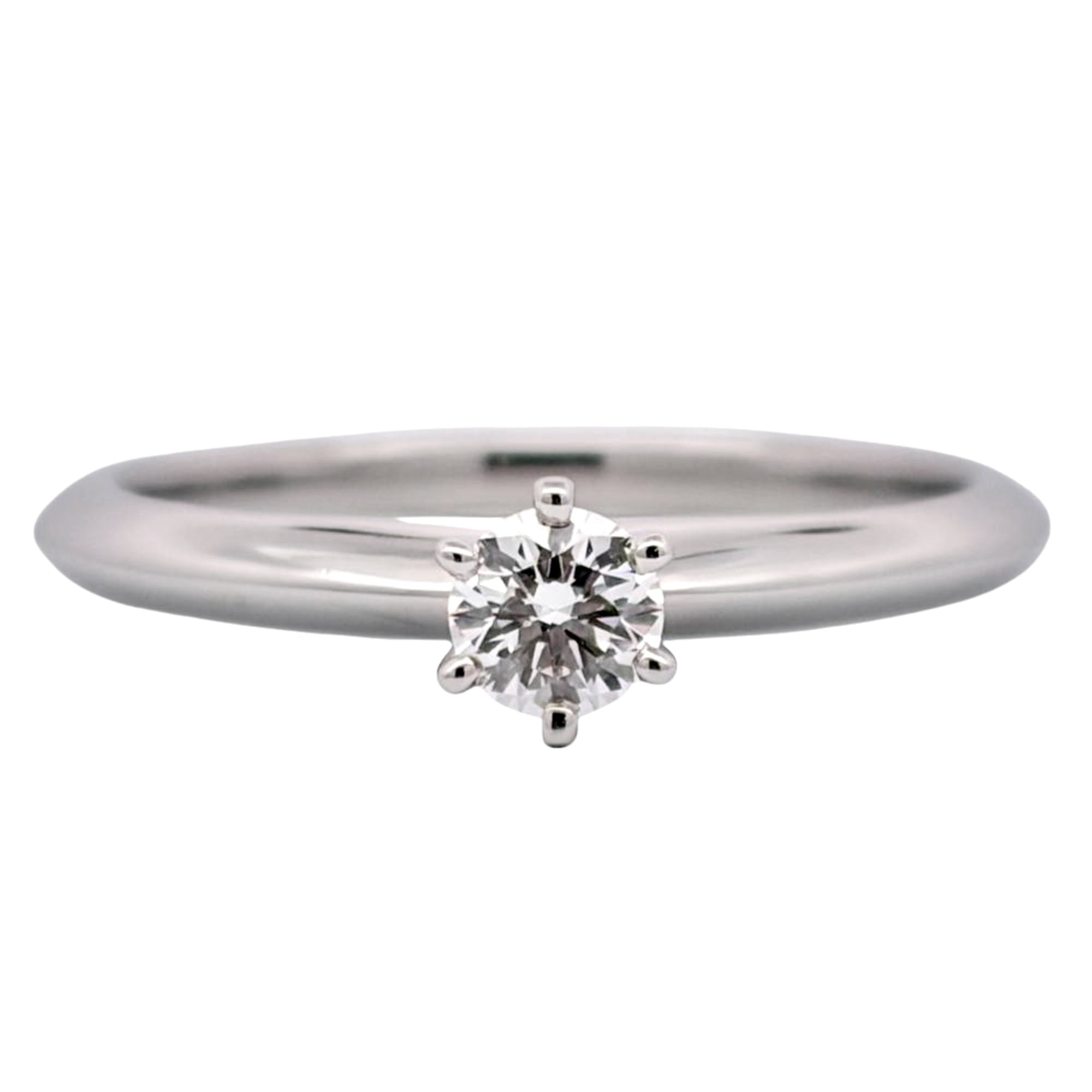 Tiffany Platinum Platinum 950 Band Ring (Pre-Owned)