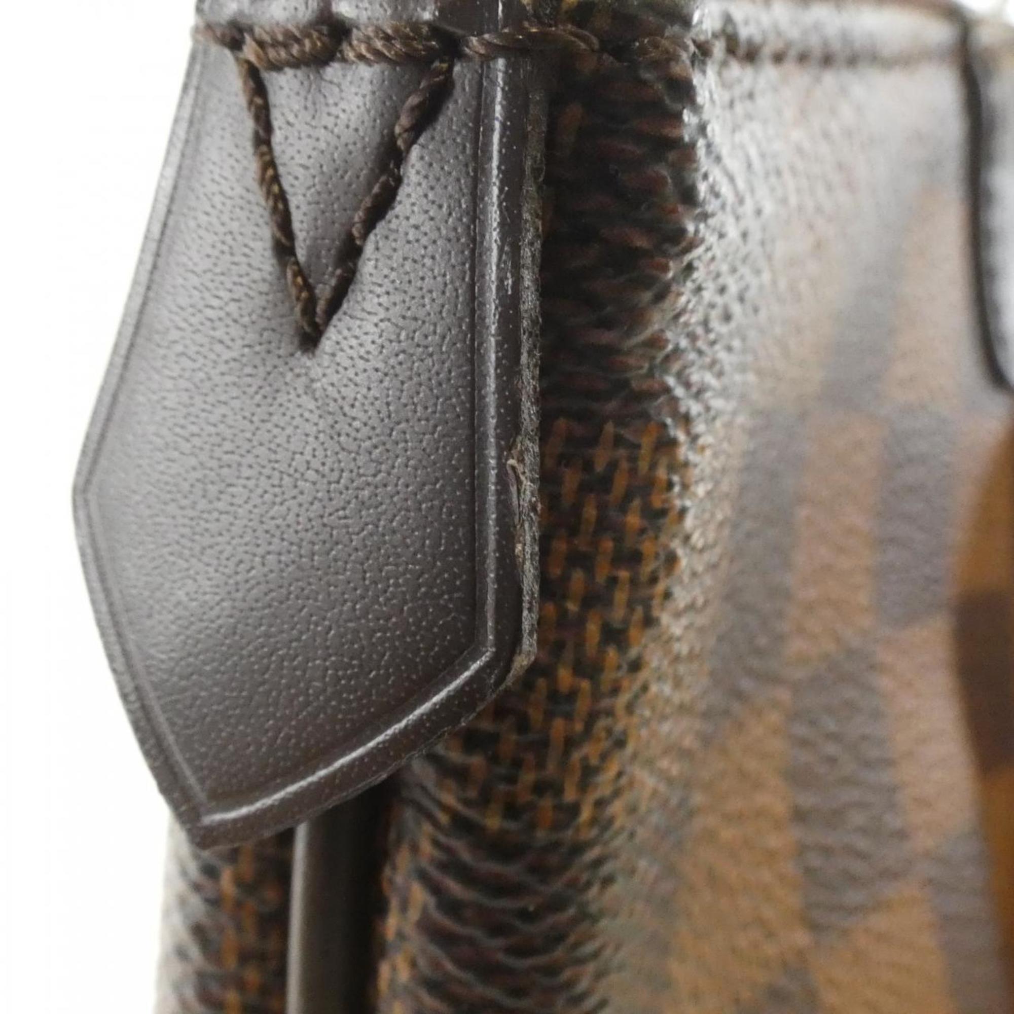 Louis Vuitton Brown Coated Canvas Handbag (Pre-Owned)