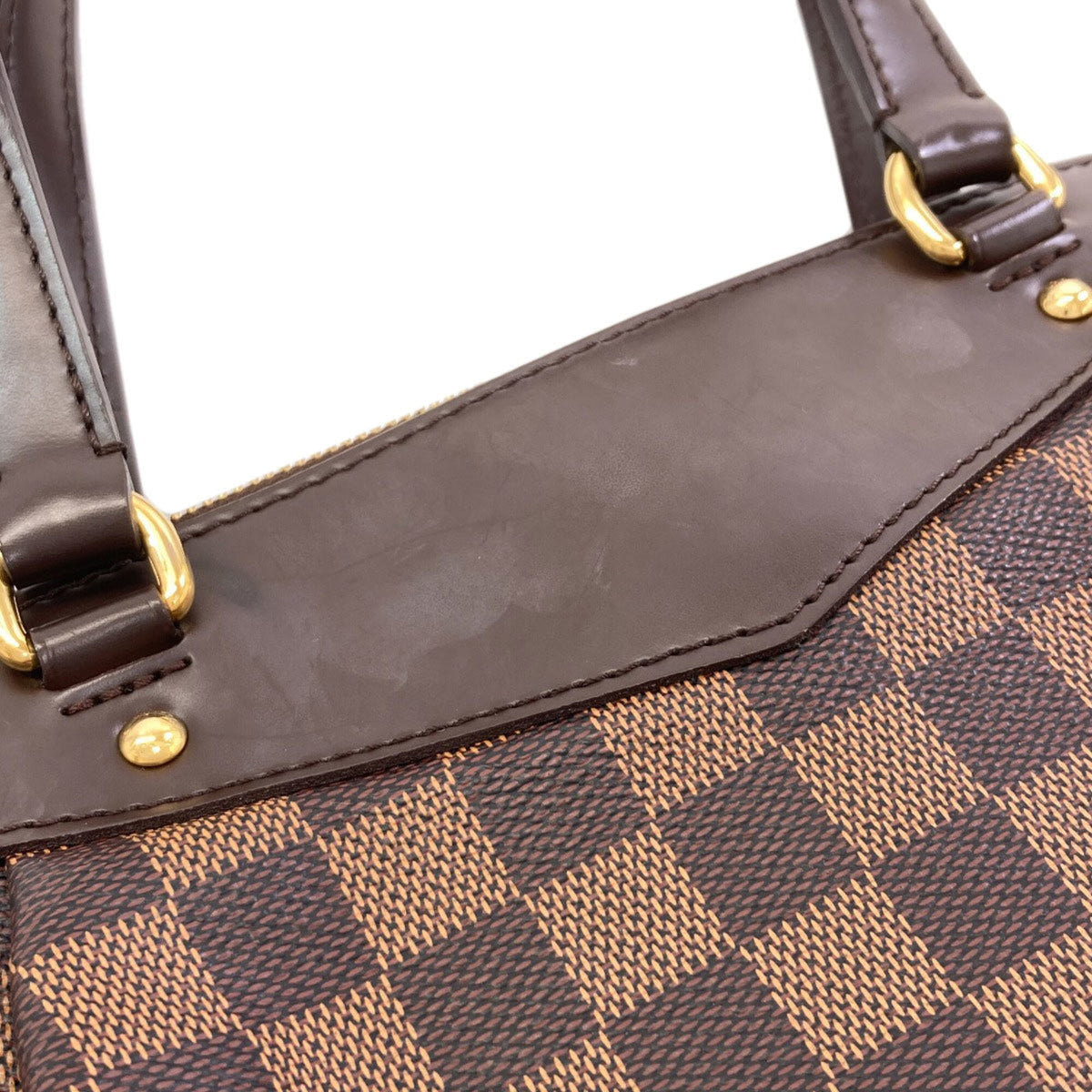 Louis Vuitton Brown Damier Canvas Ebene Damier Canvas Tote Bag (Pre-Owned)