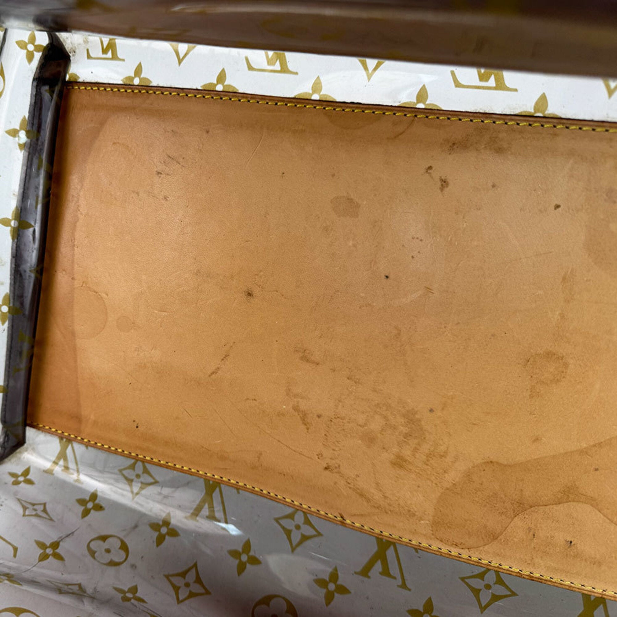 Louis Vuitton Brown Monogram Pvc Leather Handbag (Pre-Owned)