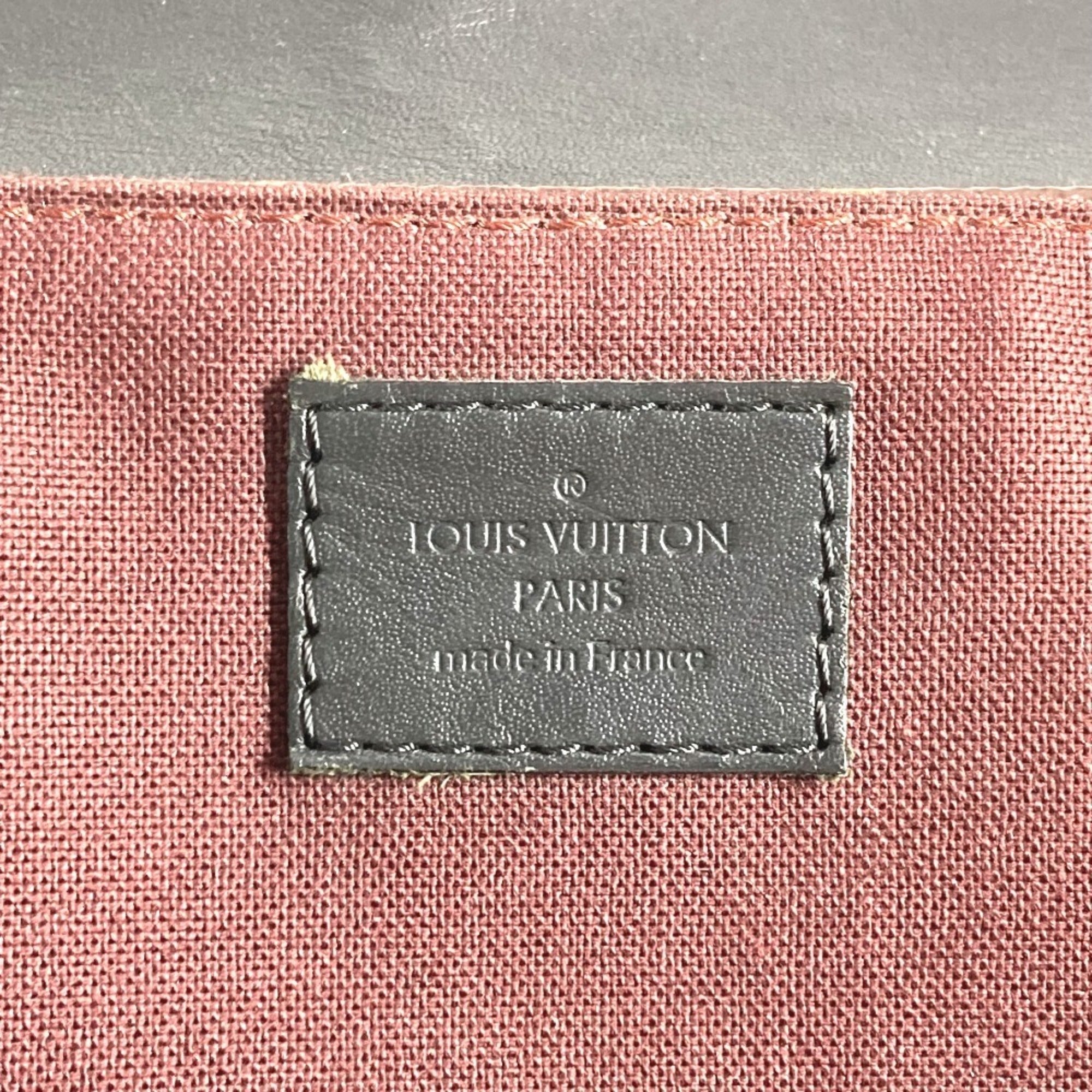 Louis Vuitton Black Brown Galle Monogram Backpack (Pre-Owned)