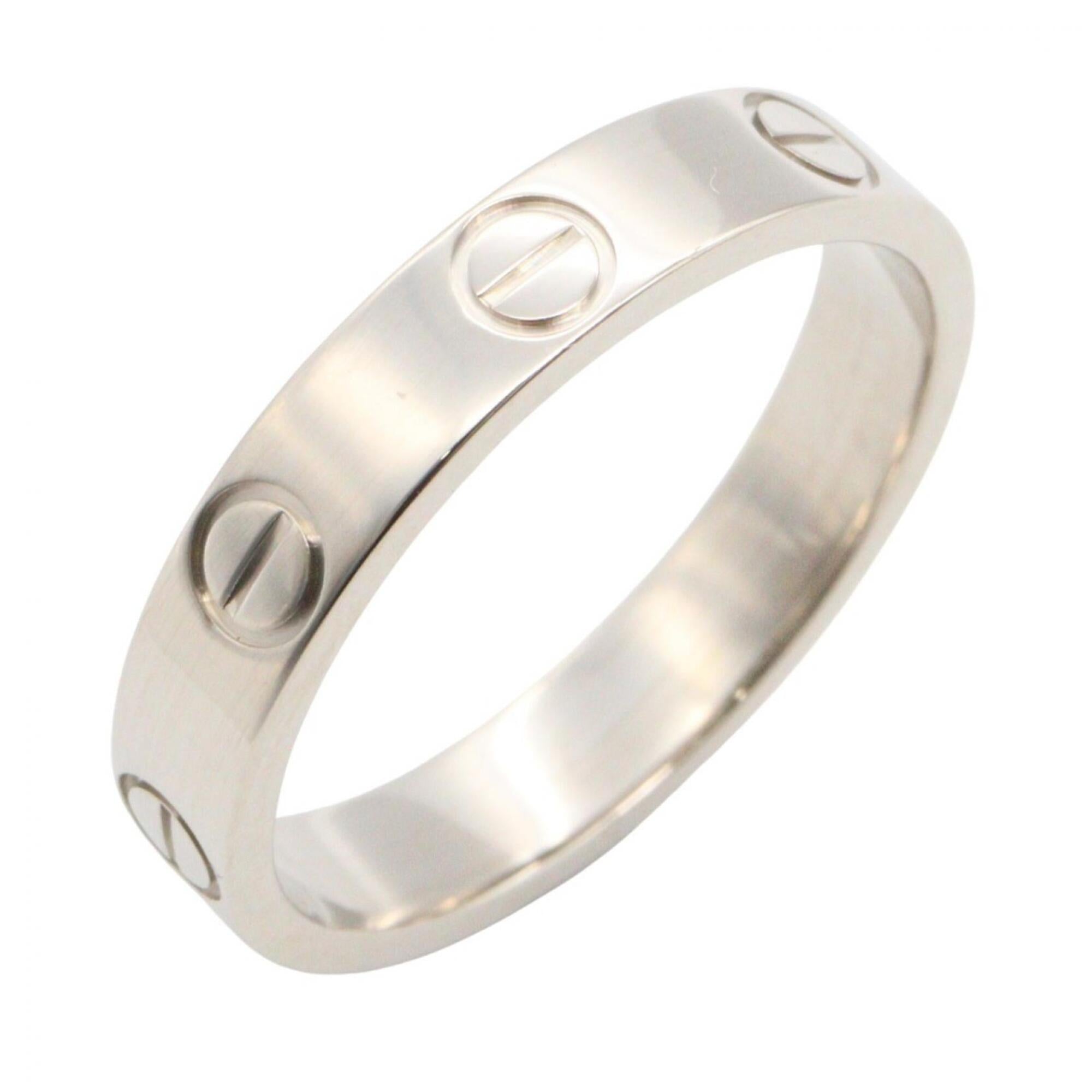 Cartier Silver White Gold (18K) Band Ring (Pre-Owned)