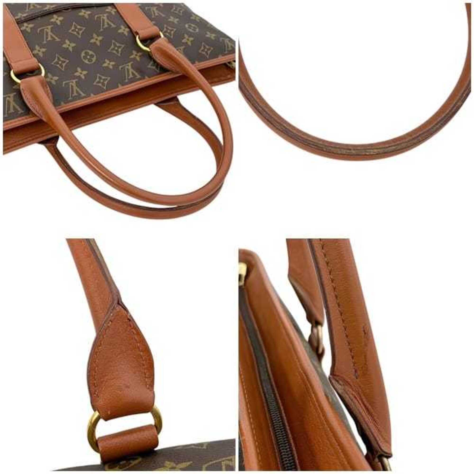 Louis Vuitton Brown Monogram Canvas Tote Bag (Pre-Owned)
