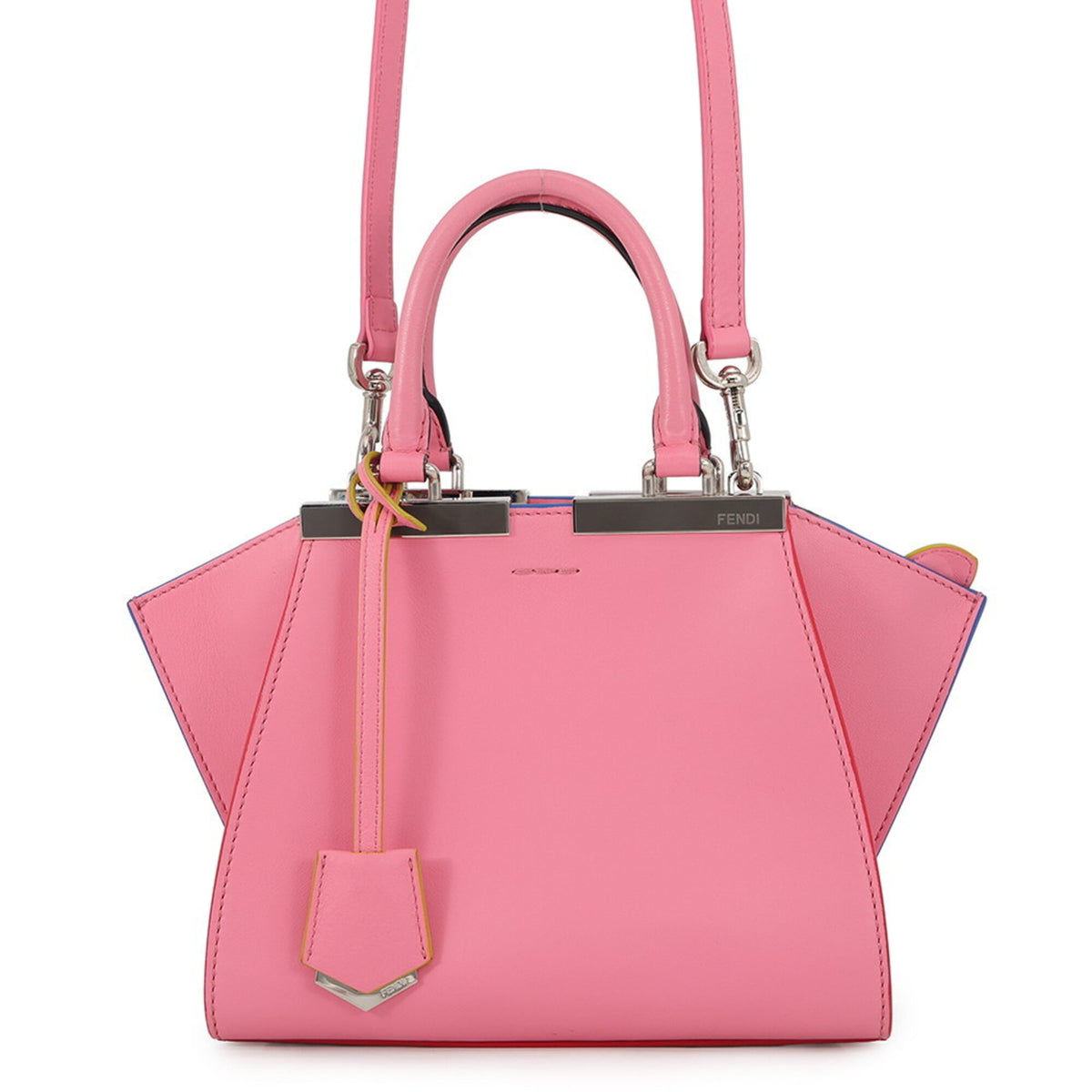 Fendi Pink Leather Handbag (Pre-Owned)