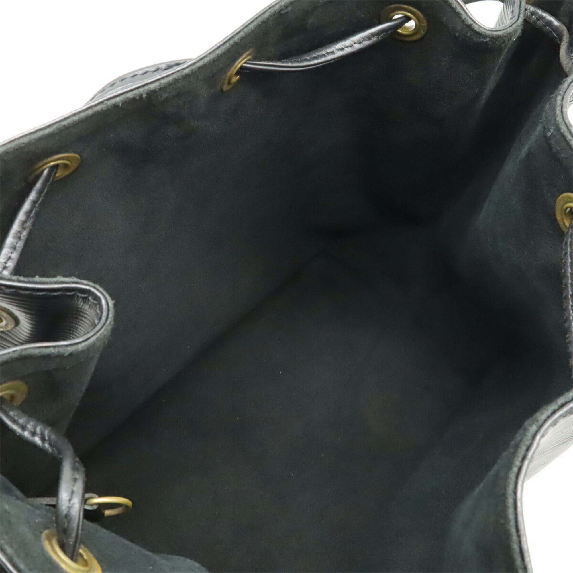 Louis Vuitton Black Noir Epi Leather Shoulder Bag (Pre-Owned)