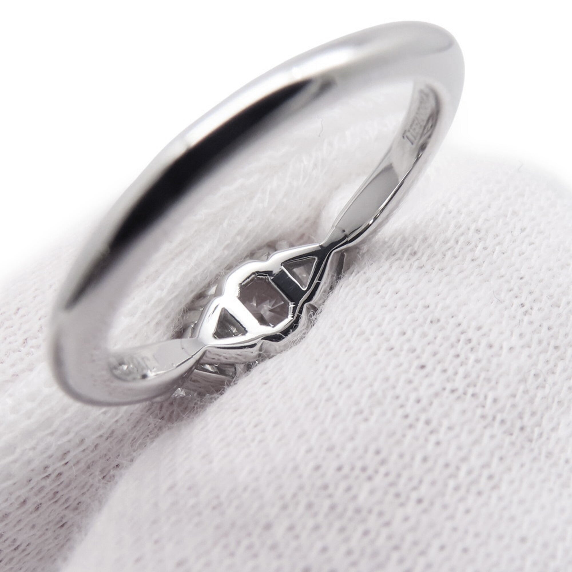 Tiffany Silver Platinum 950 Anniversary Ring (Pre-Owned)