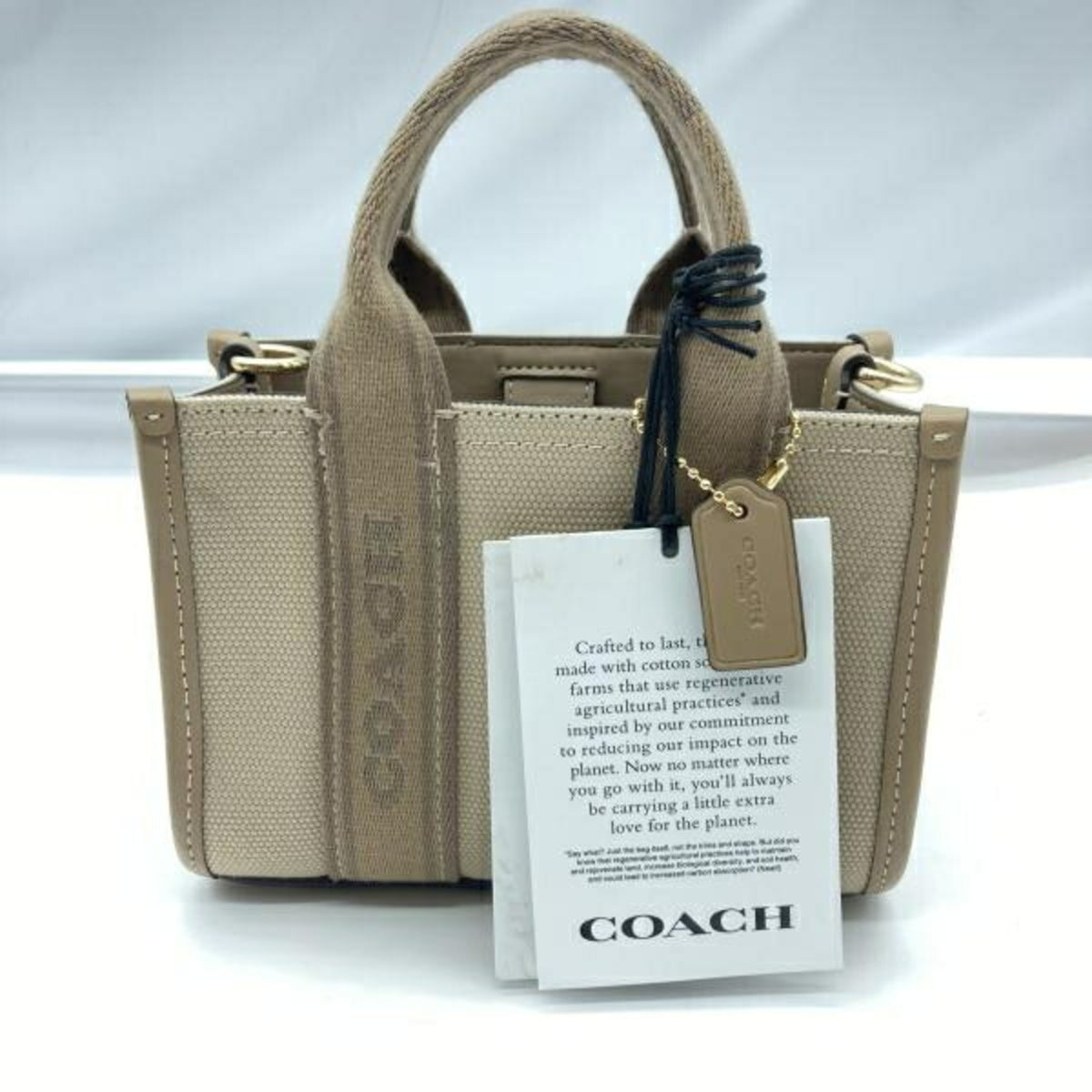 Coach Beige Shoulder Bag (Pre-Owned)