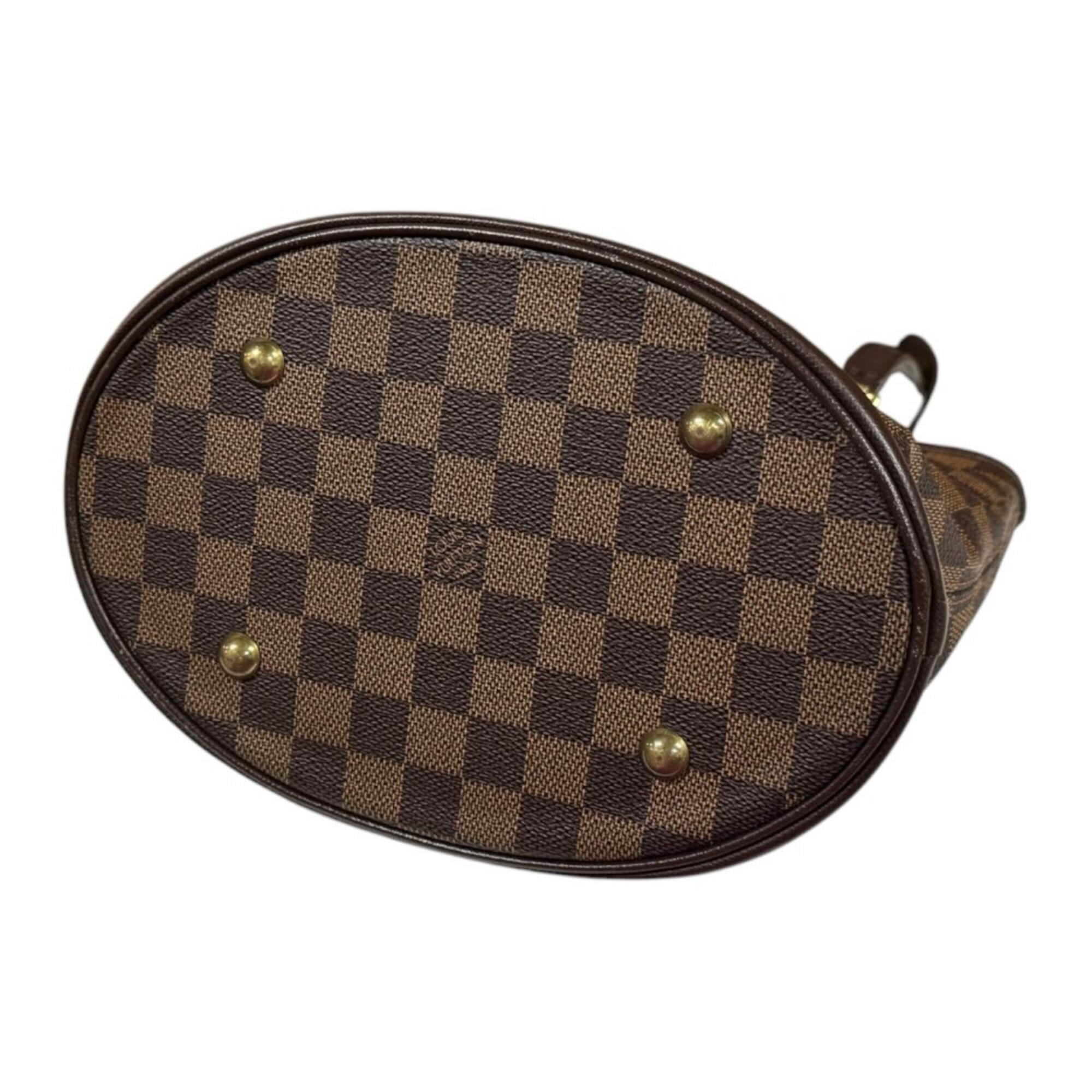 Louis Vuitton Damier Brown Damier Canvas Handbag Pouch Shoulder Bag (Pre-Owned)