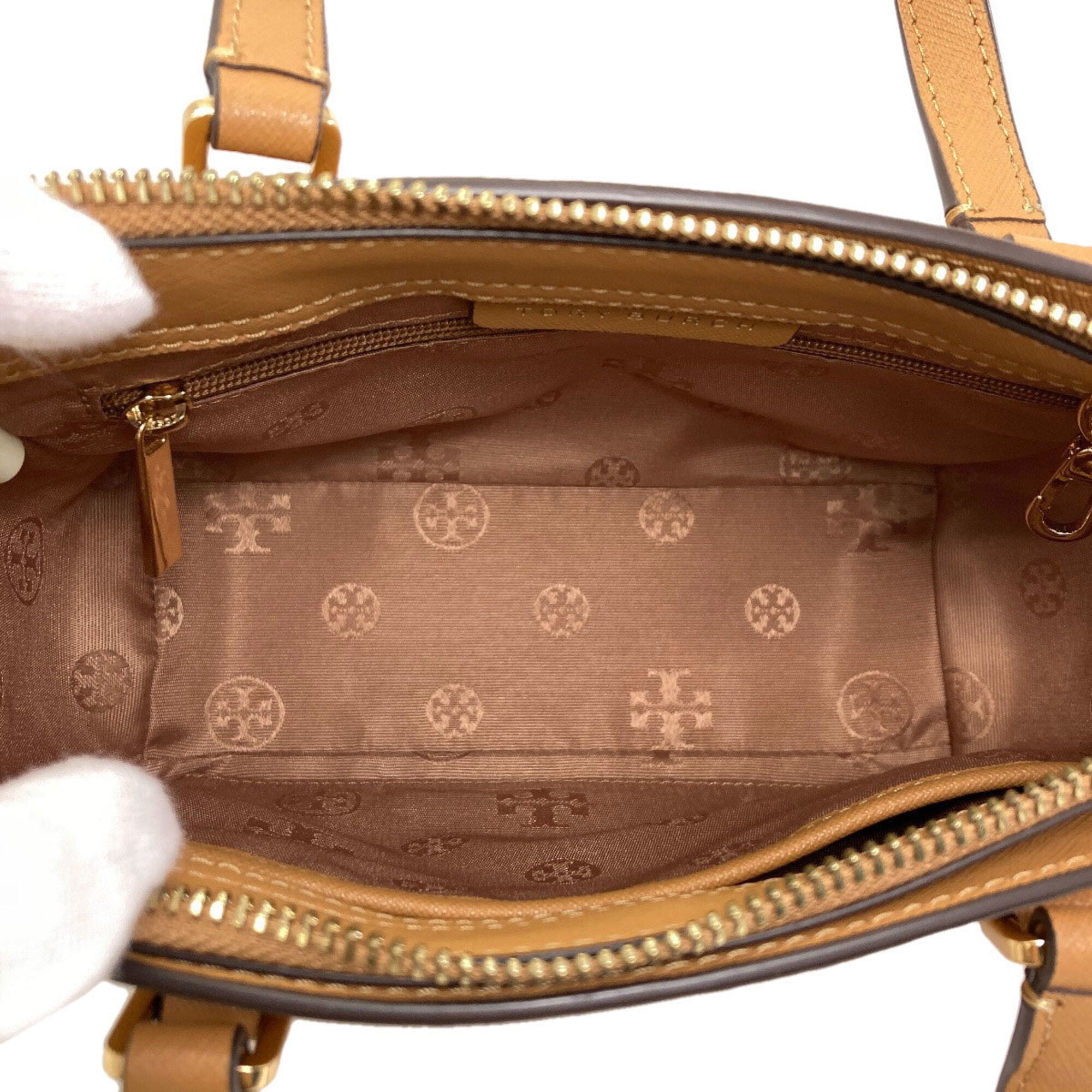 Tory Burch Brown Leather Handbag (Pre-Owned)