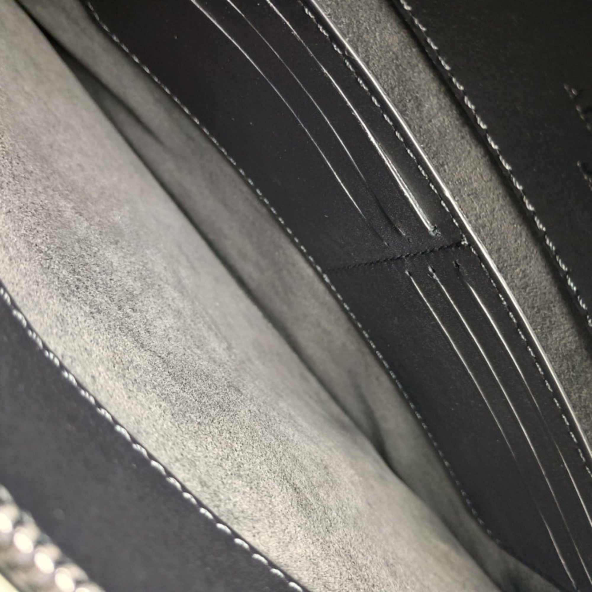 Dunhill Blue Leather Clutch Bag Pouch (Pre-Owned)