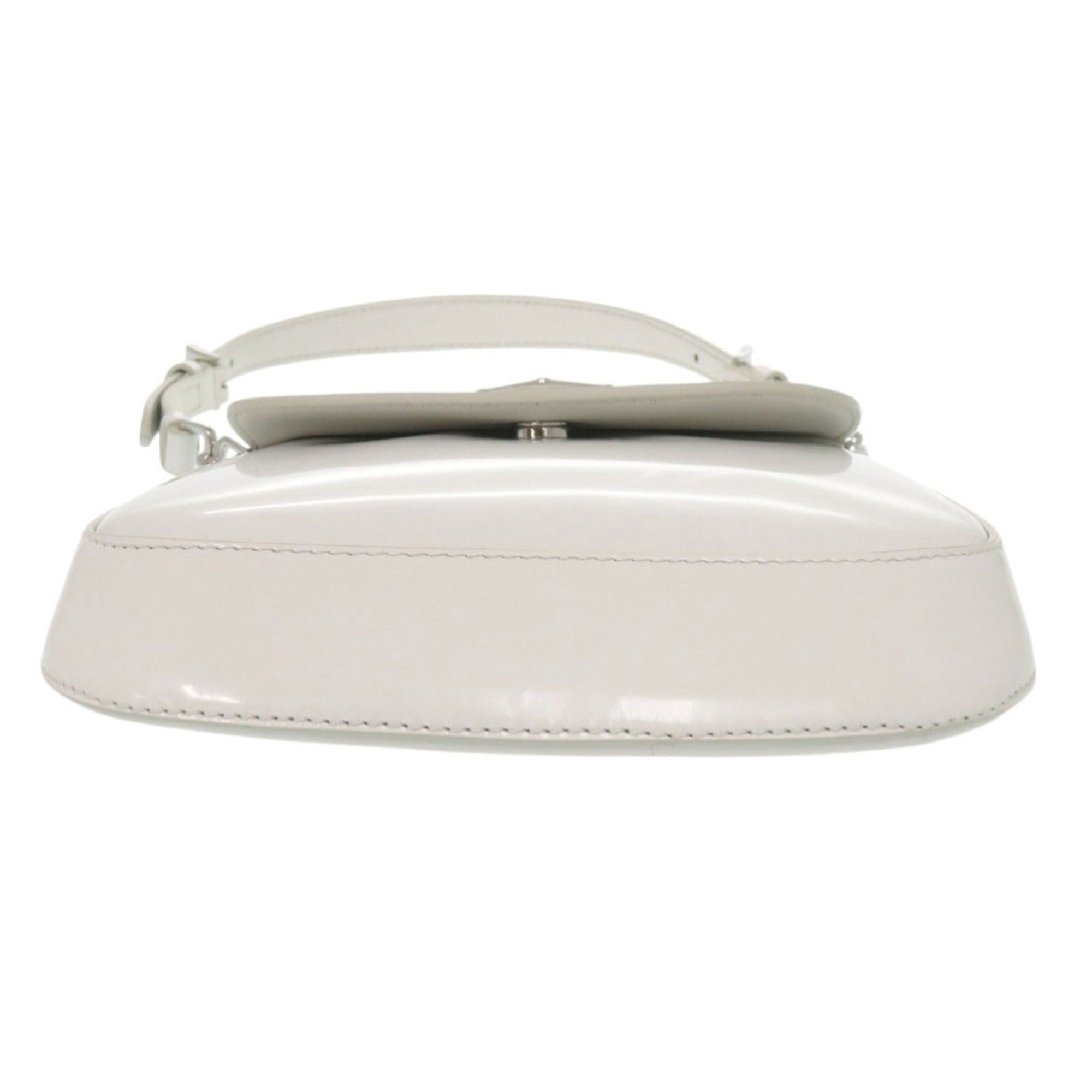 Prada White Leather Shoulder Bag (Pre-Owned)