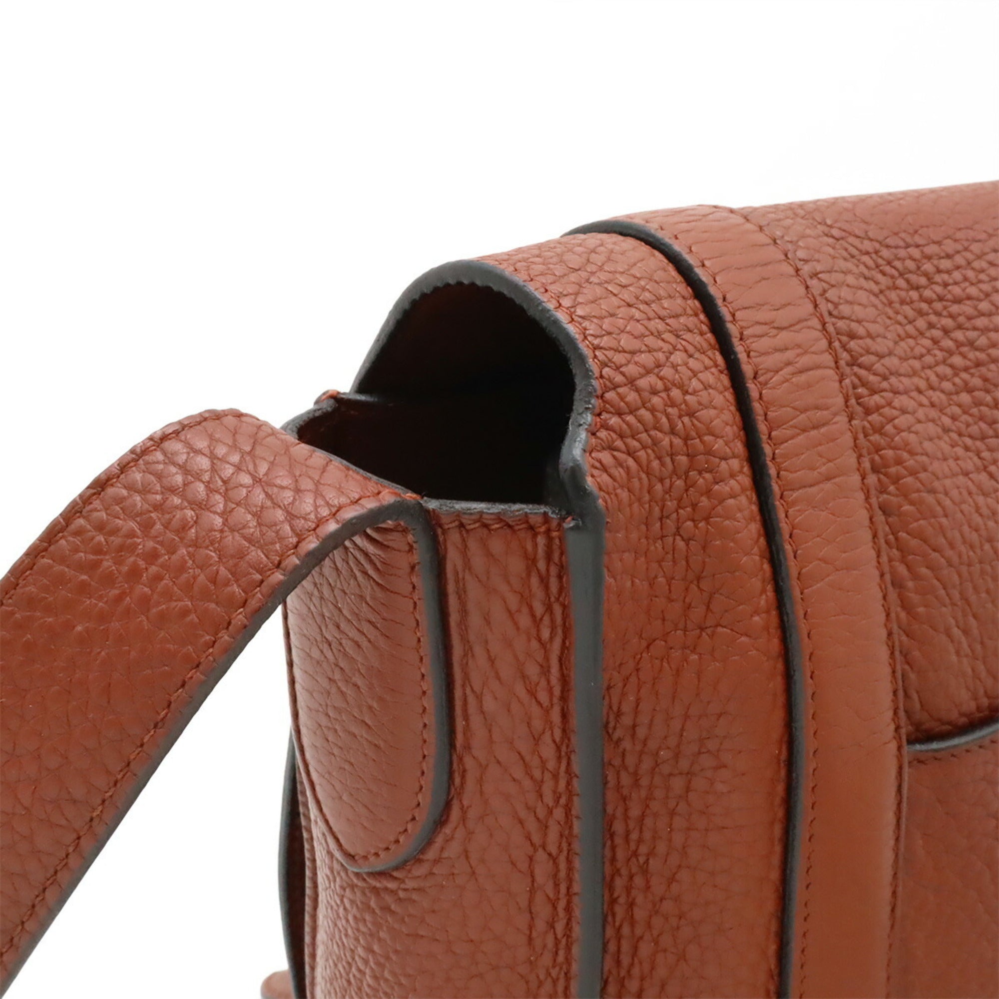 Hermes Caporal Sienne Togo Leather Shoulder Bag (Pre-Owned)