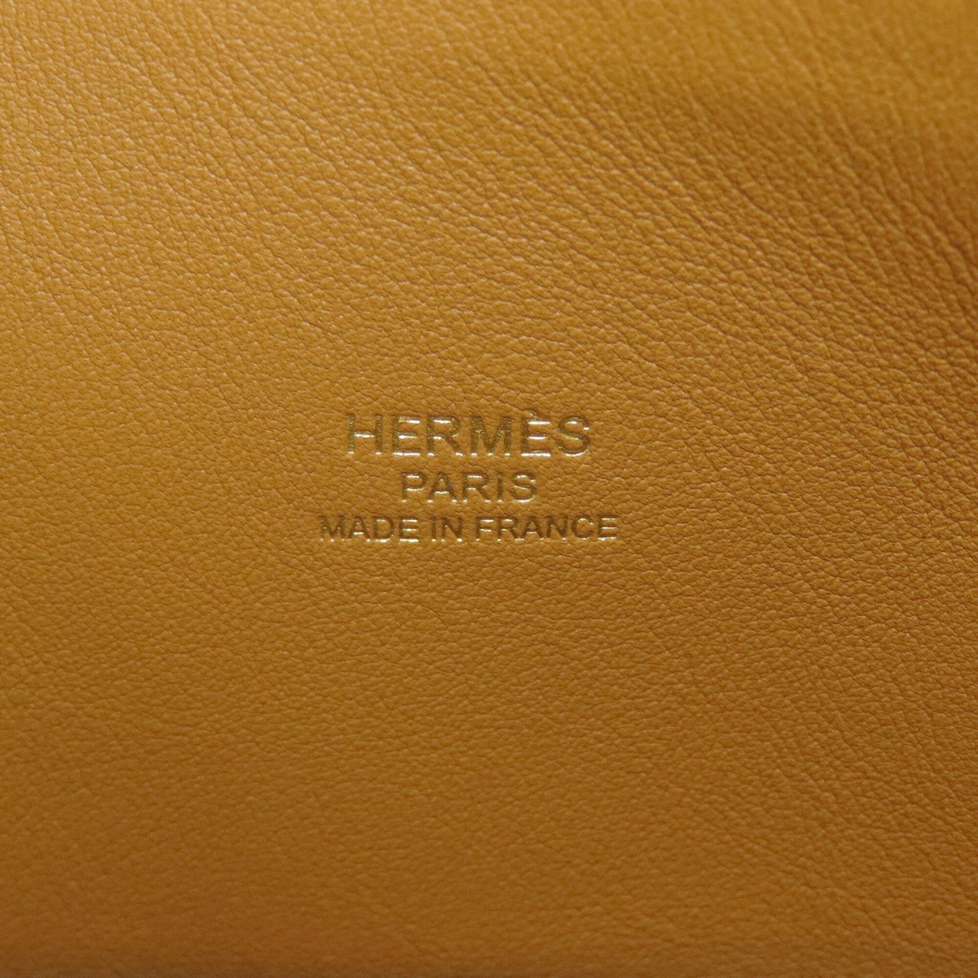 Hermes Brown White Handbag (Pre-Owned)