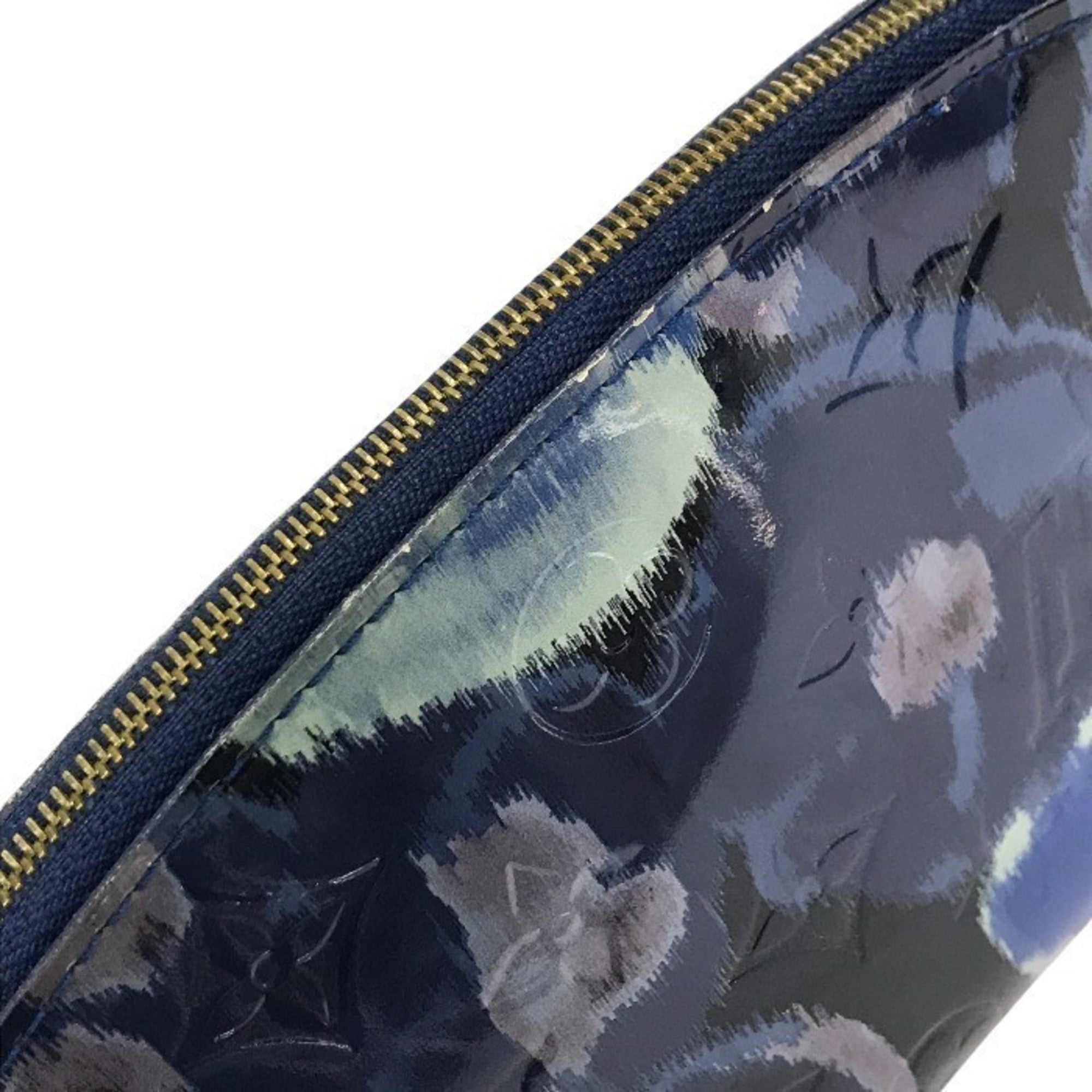 Louis Vuitton Blue Galle Vernis Pouch (Pre-Owned)
