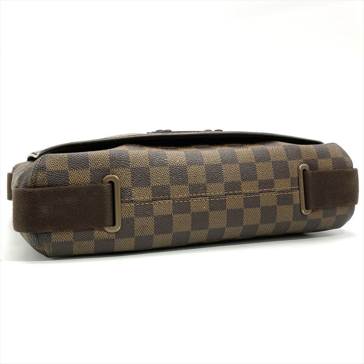 Louis Vuitton Damier Brown Damier Canvas Ebene Damier Canvas Shoulder Bag (Pre-Owned)