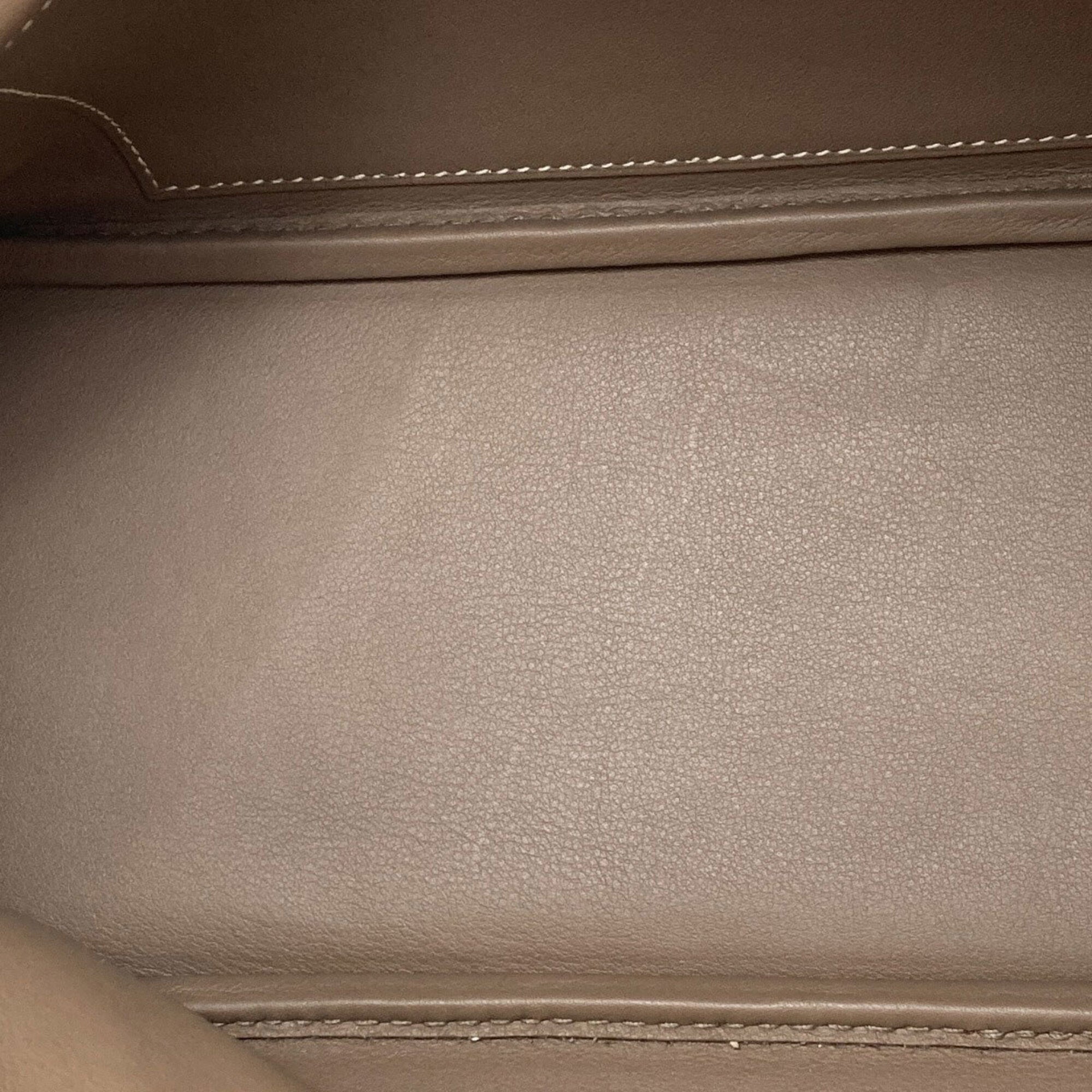 Hermes Bolide Etoupe Gray Handbag (Pre-Owned)