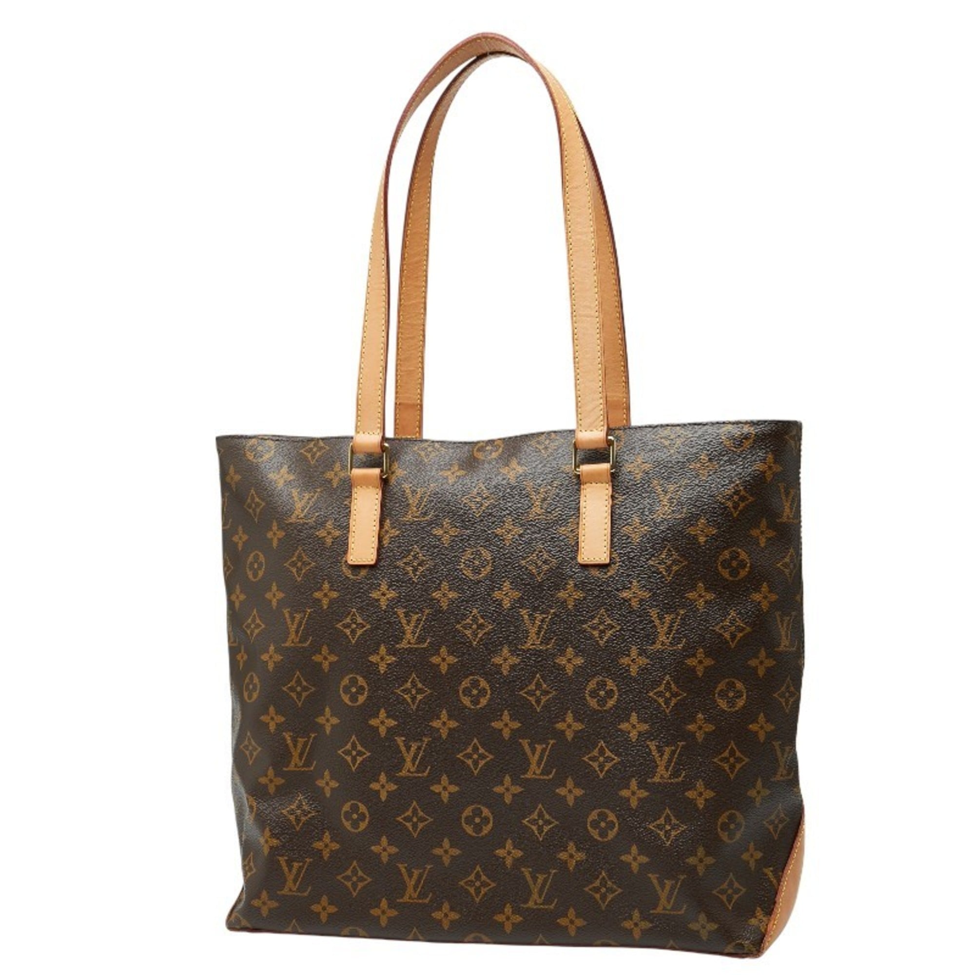 Louis Vuitton Brown Pvc Leather Shoulder Bag Tote Bag (Pre-Owned)