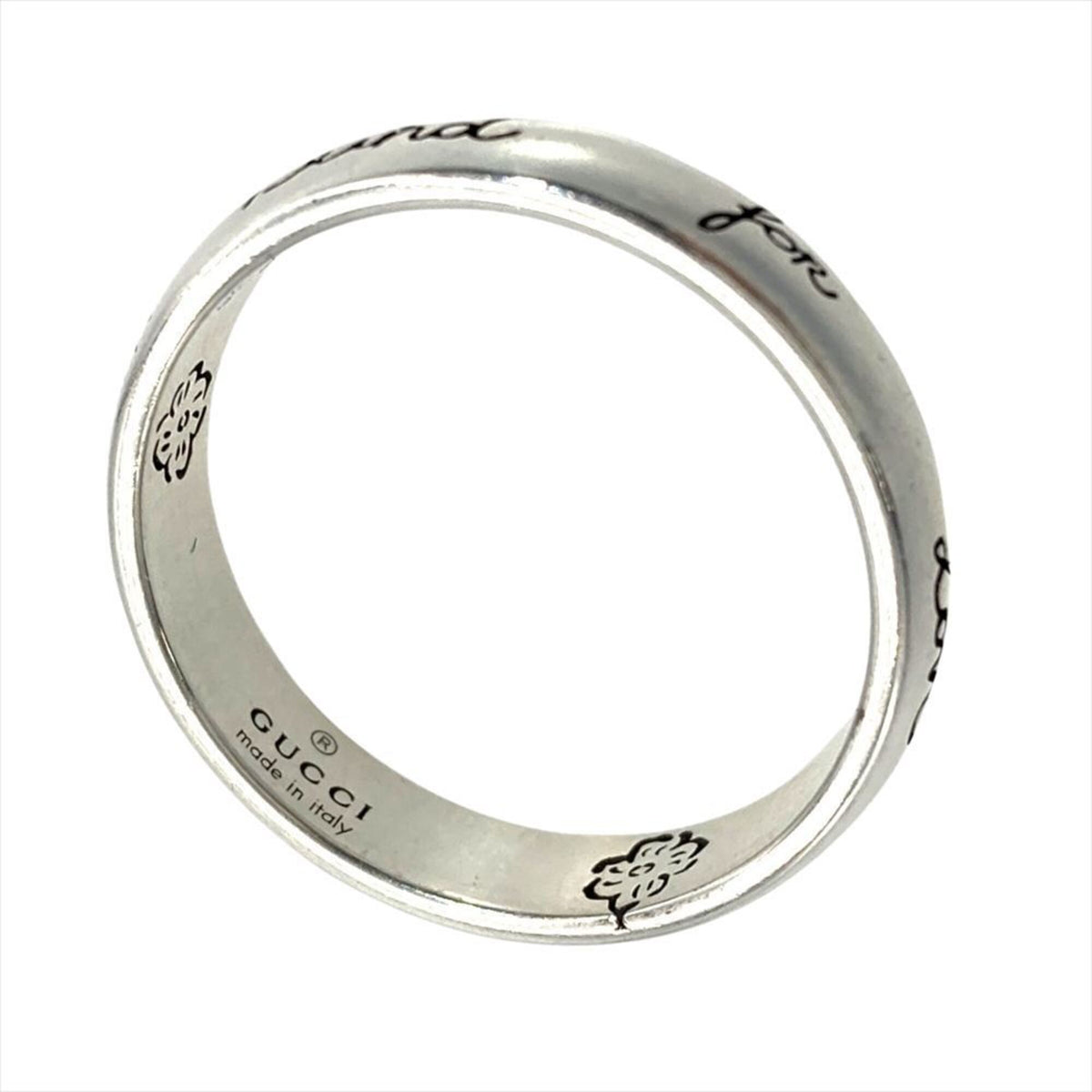 Gucci Silver Silver 925 Band Ring (Pre-Owned)