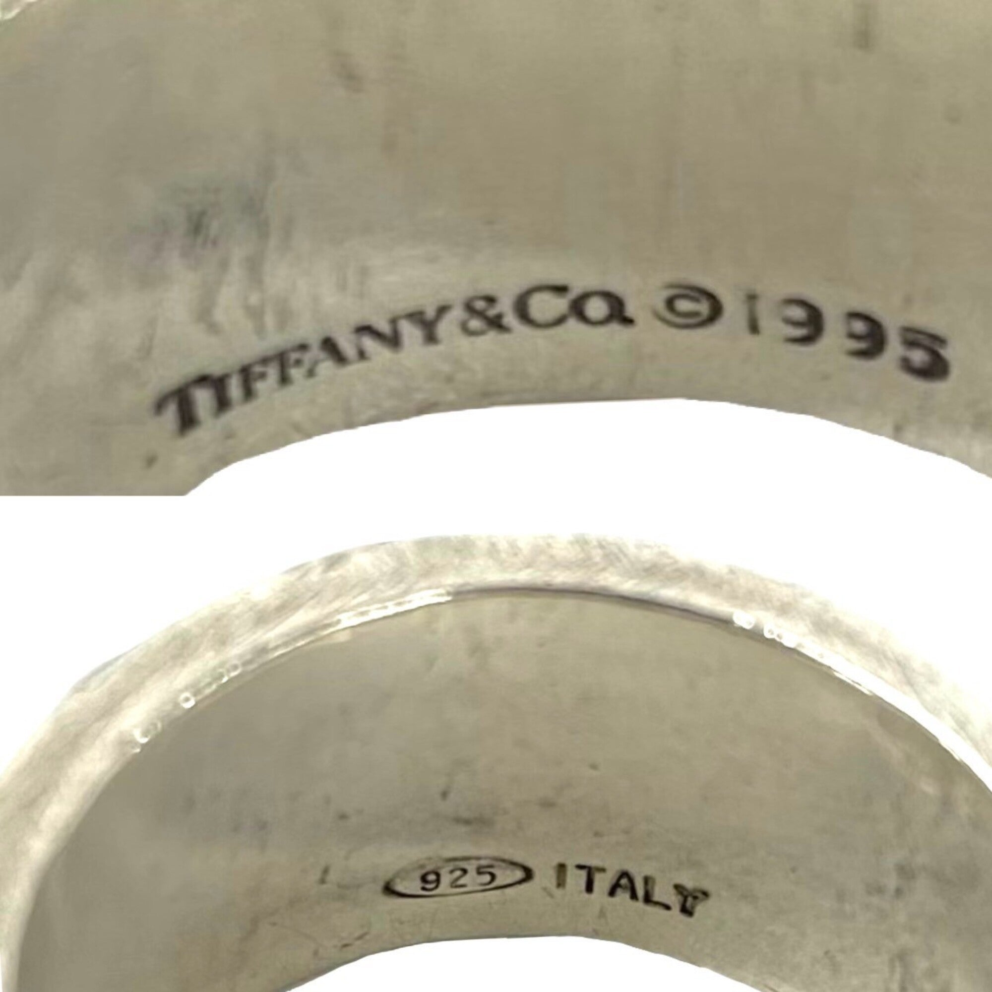 Tiffany Silver Silver 925 Band Ring (Pre-Owned)