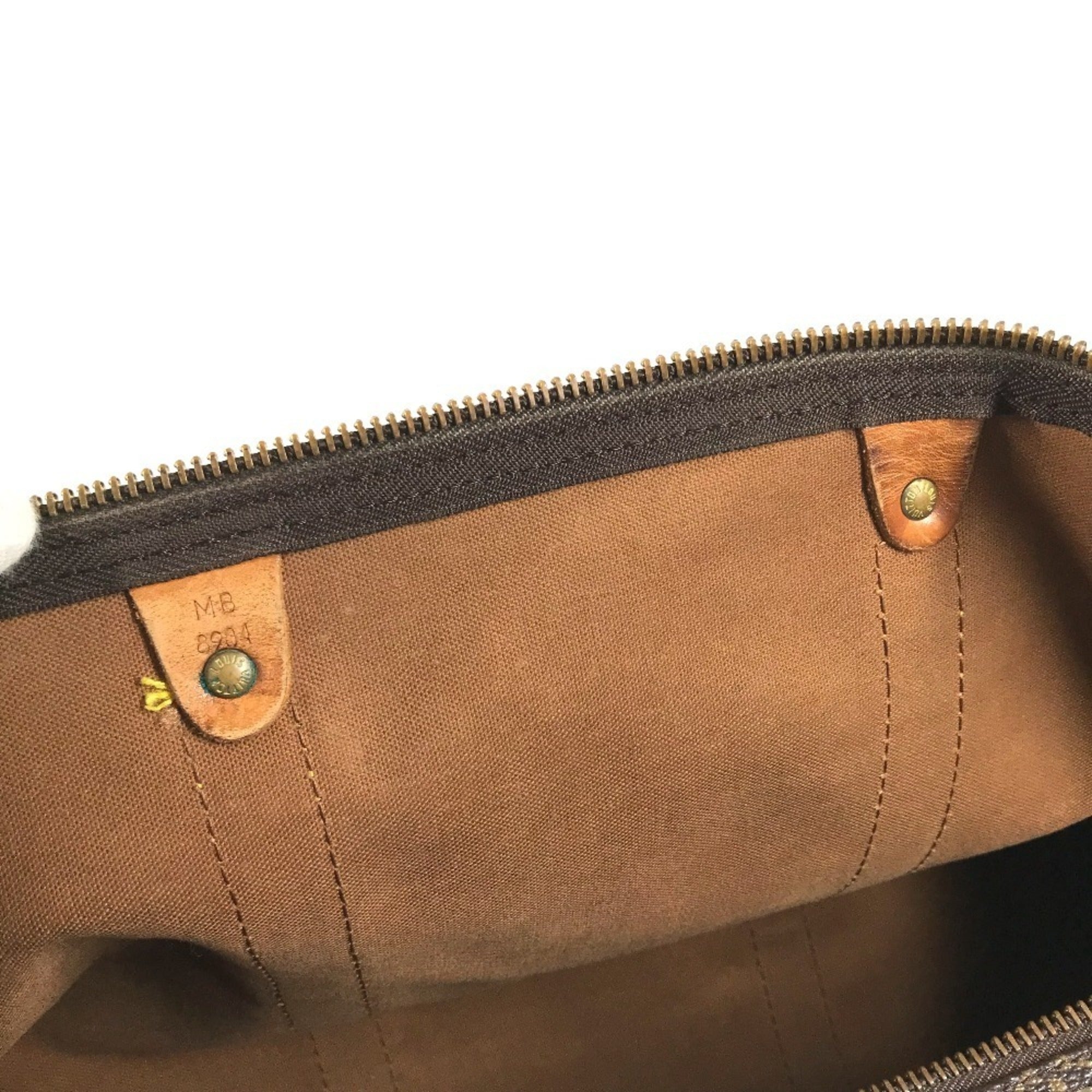Louis Vuitton Brown Galle Monogram Monogram Boston Bag Handbag (Pre-Owned)