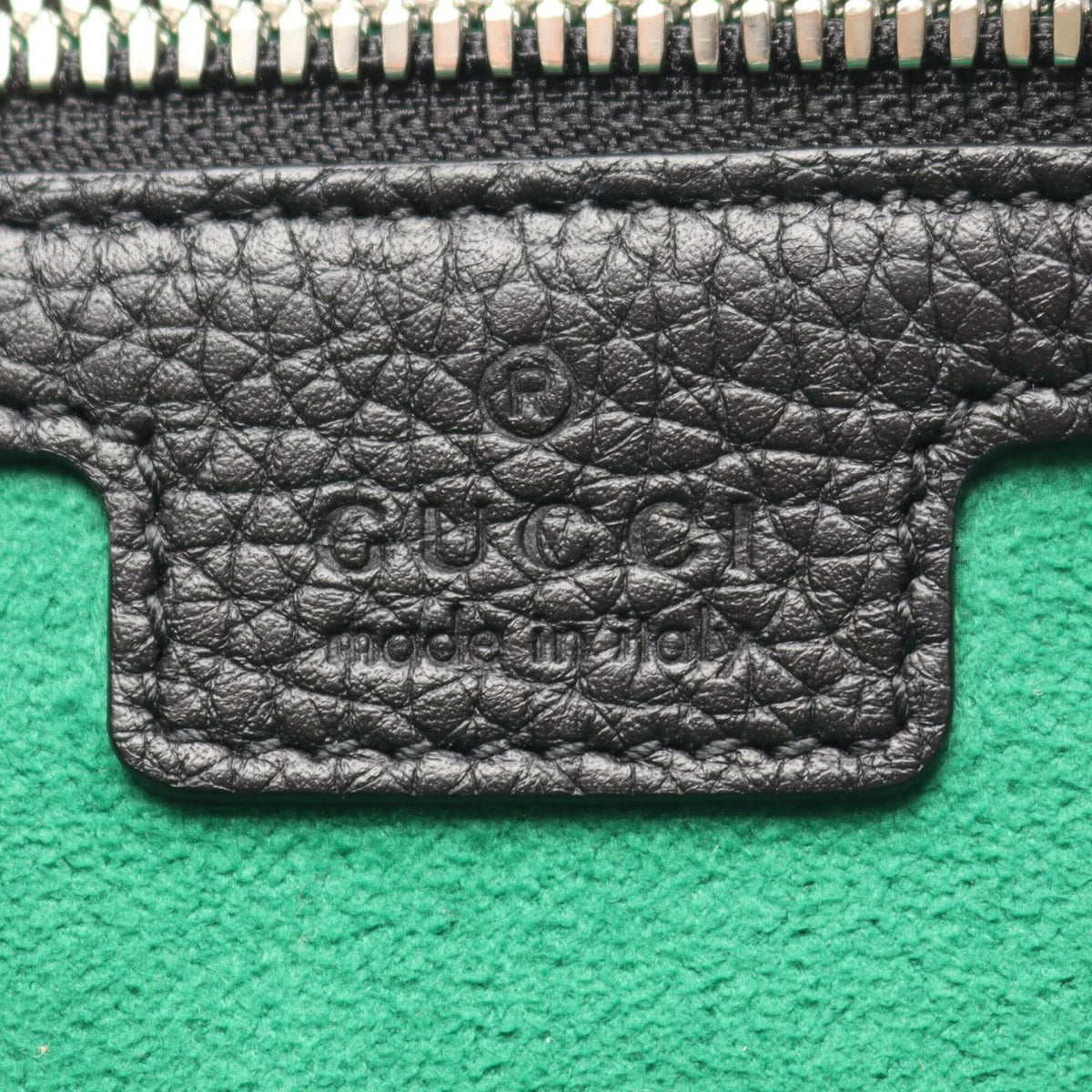 Gucci Black Leather Handbag Shoulder Bag (Pre-Owned)