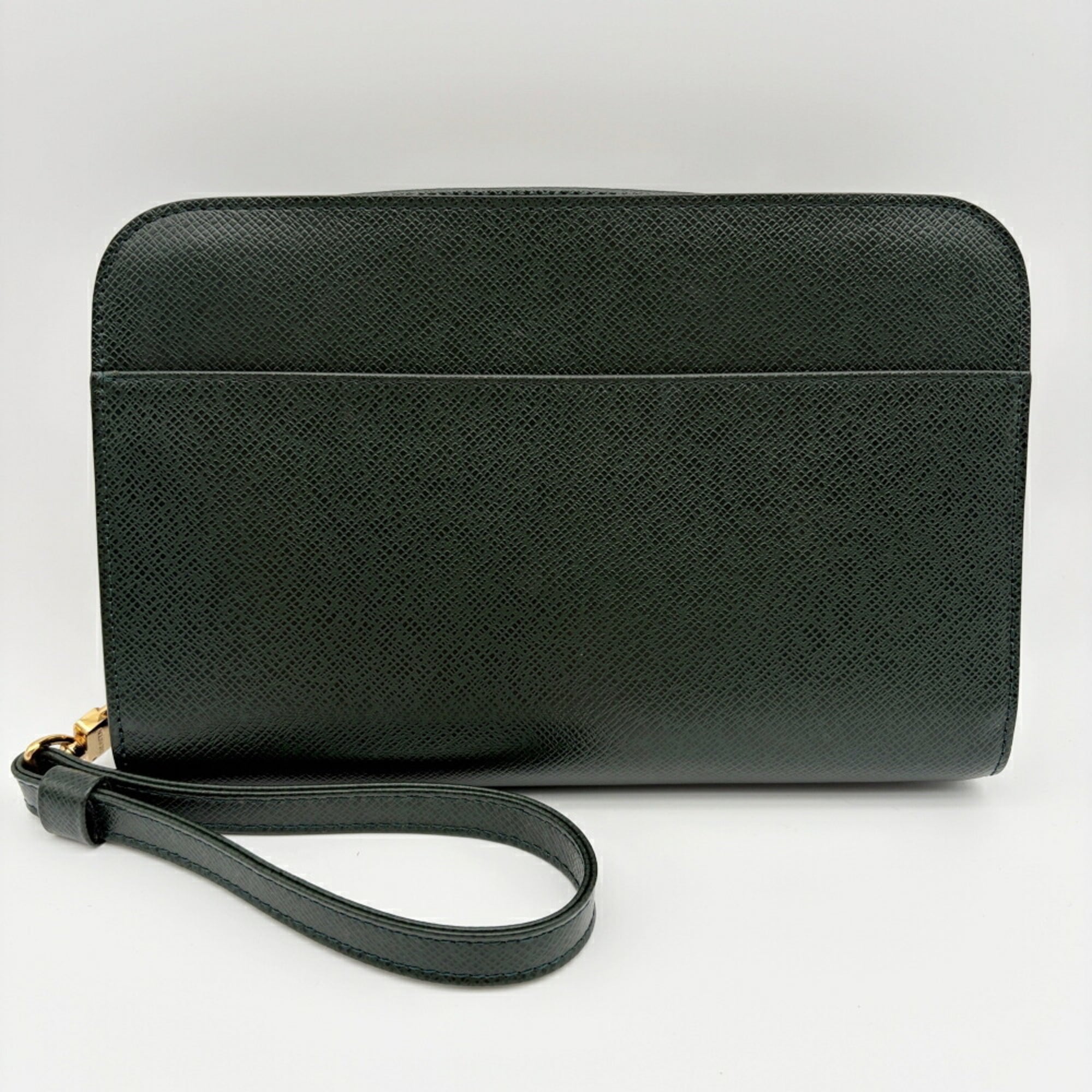 Louis Vuitton Episea Taiga Leather Leather Clutch Bag (Pre-Owned)