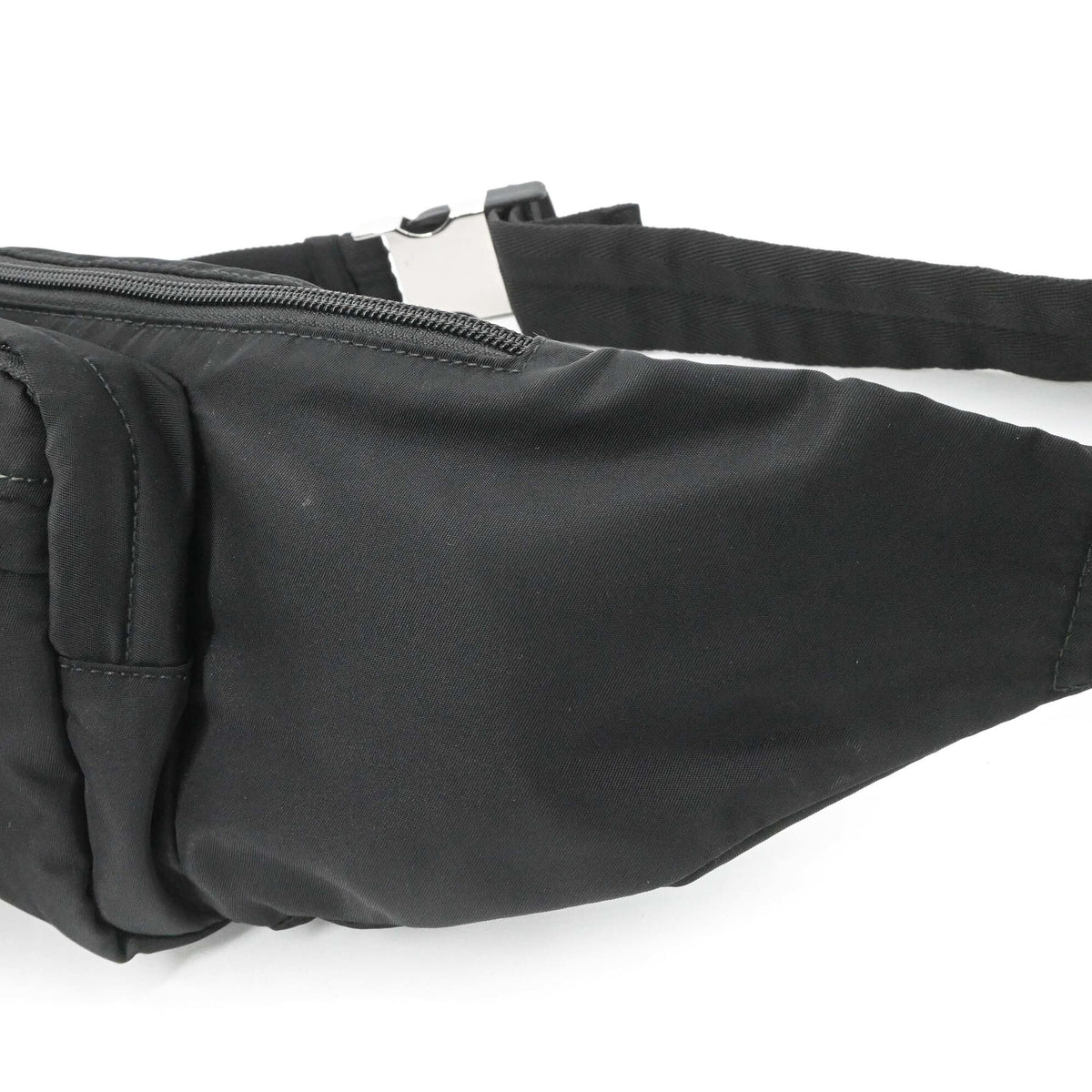Prada Black Nylon Fanny Pack Sling Bag (Pre-Owned)