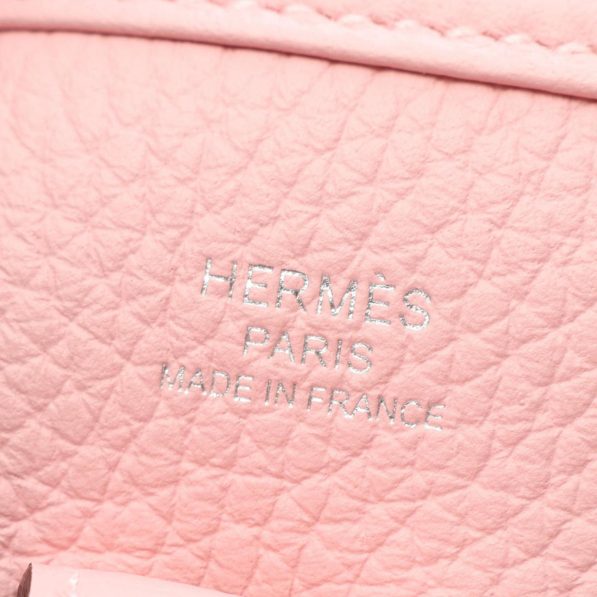 Hermes Pink Taurillon Clemence Leather Handbag Shoulder Bag (Pre-Owned)