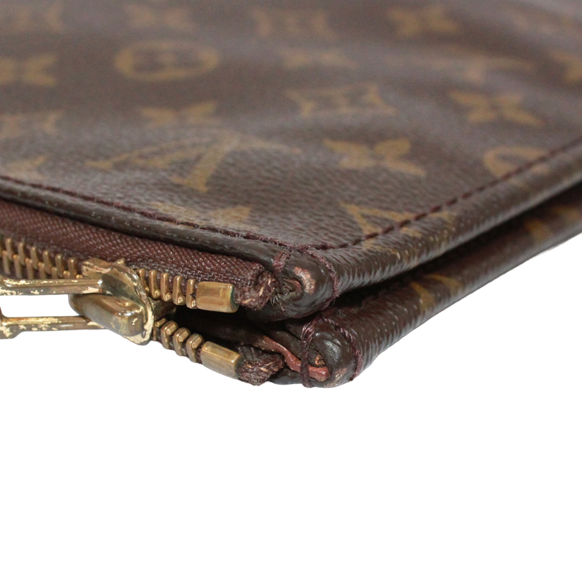 Louis Vuitton Brown Monogram Monogram Clutch Bag (Pre-Owned)