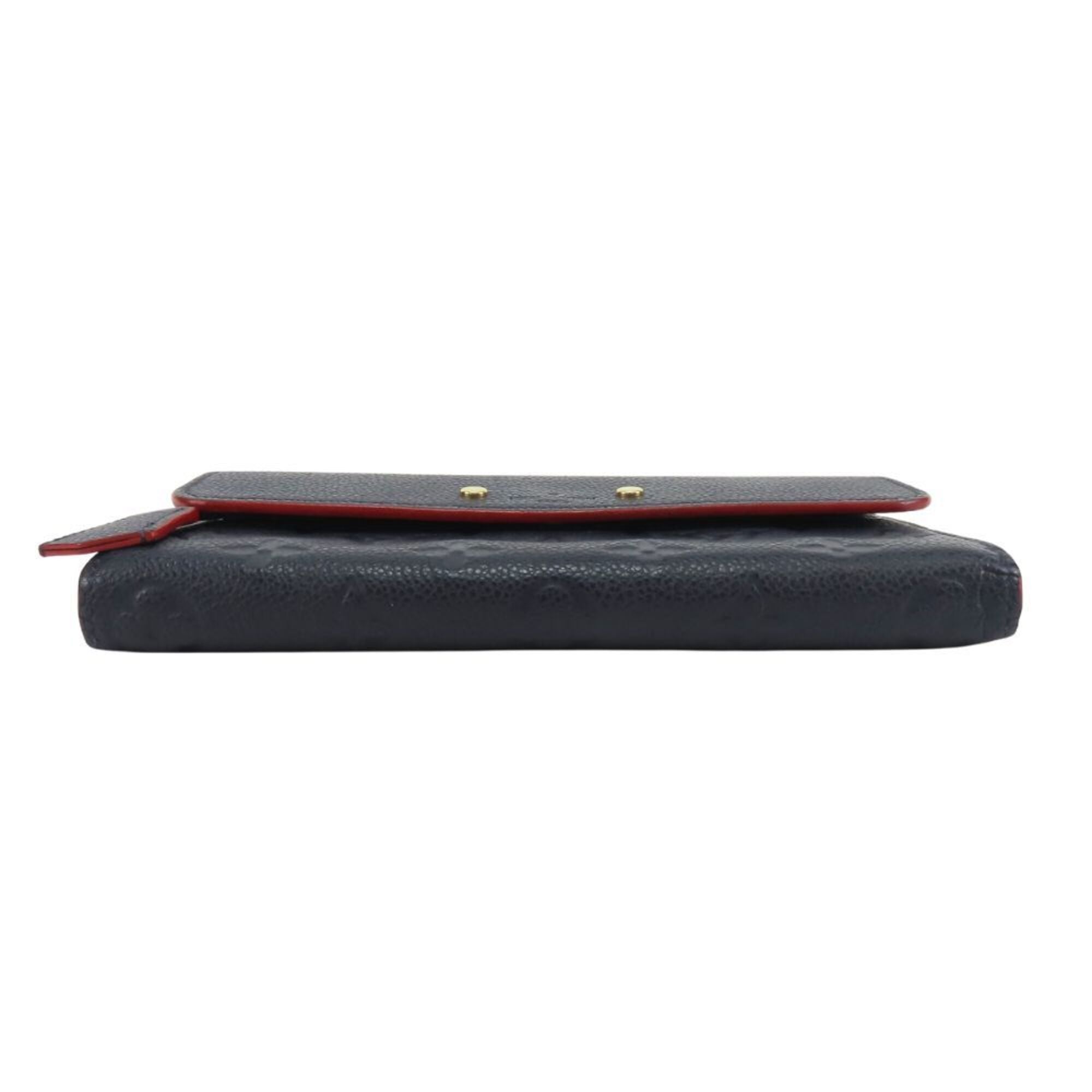 Louis Vuitton Galle Marine Rouge Monogram Empreinte Long Wallet (Bi-Fold) (Pre-Owned)