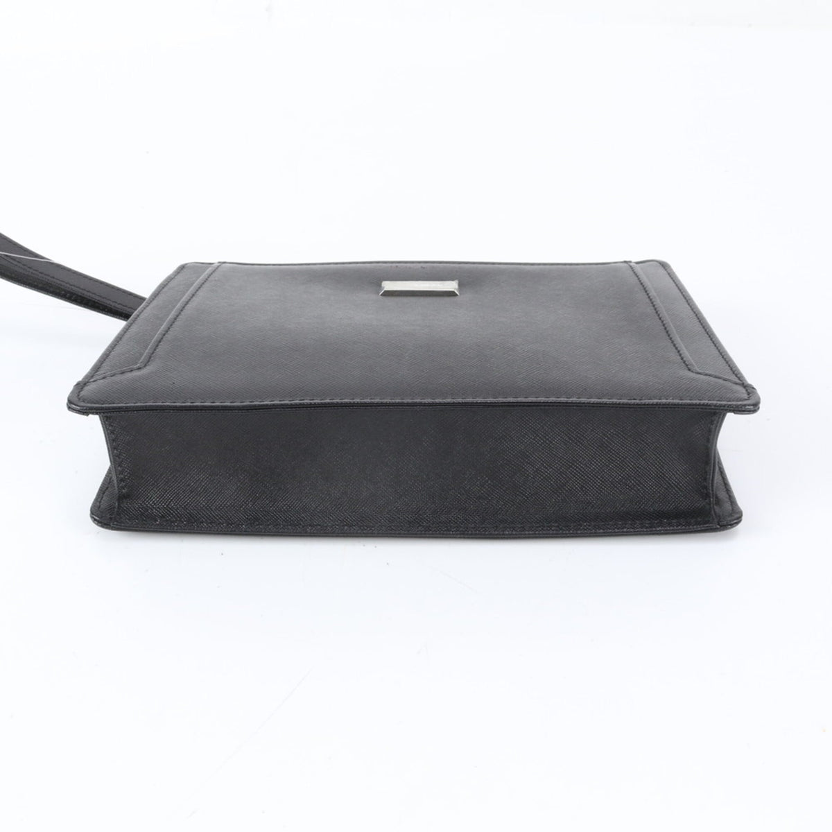 Burberry Black Leather Clutch Bag Pouch (Pre-Owned)