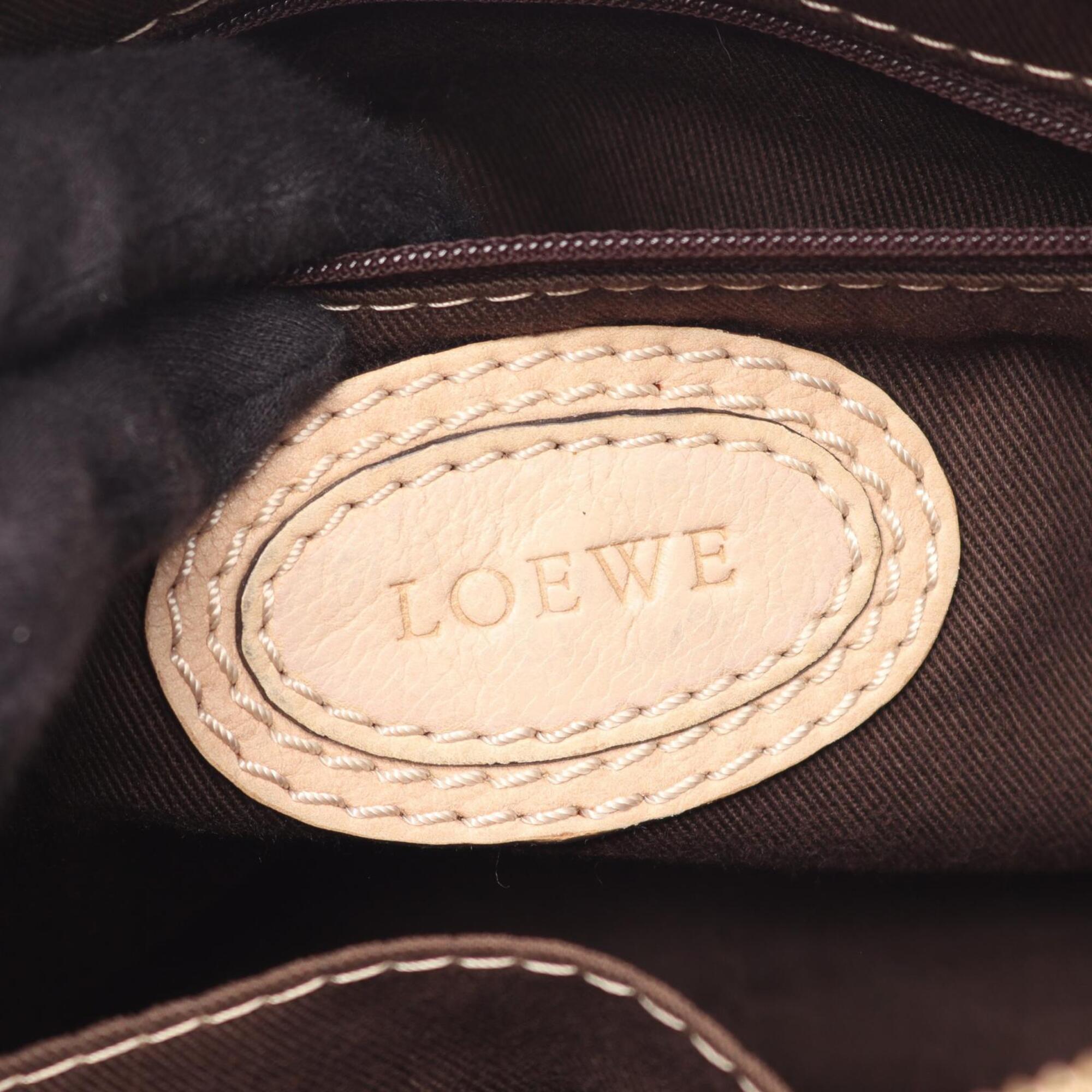 Loewe Beige Leather Handbag (Pre-Owned)