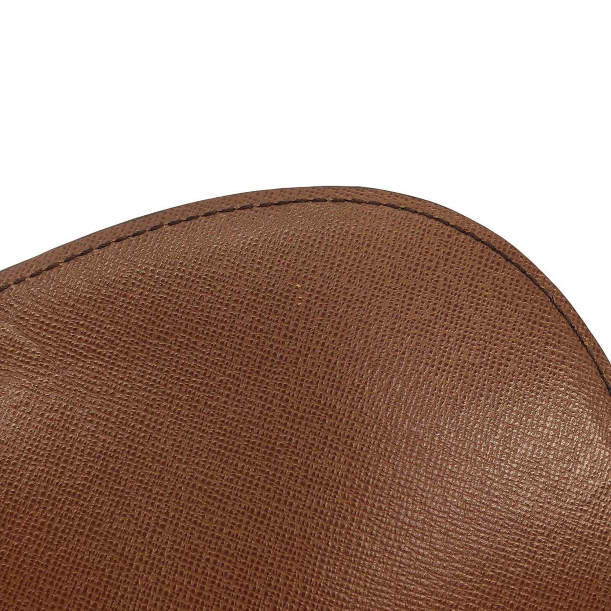 Louis Vuitton Monogram Marron Coated Canvas Shoulder Bag (Pre-Owned)