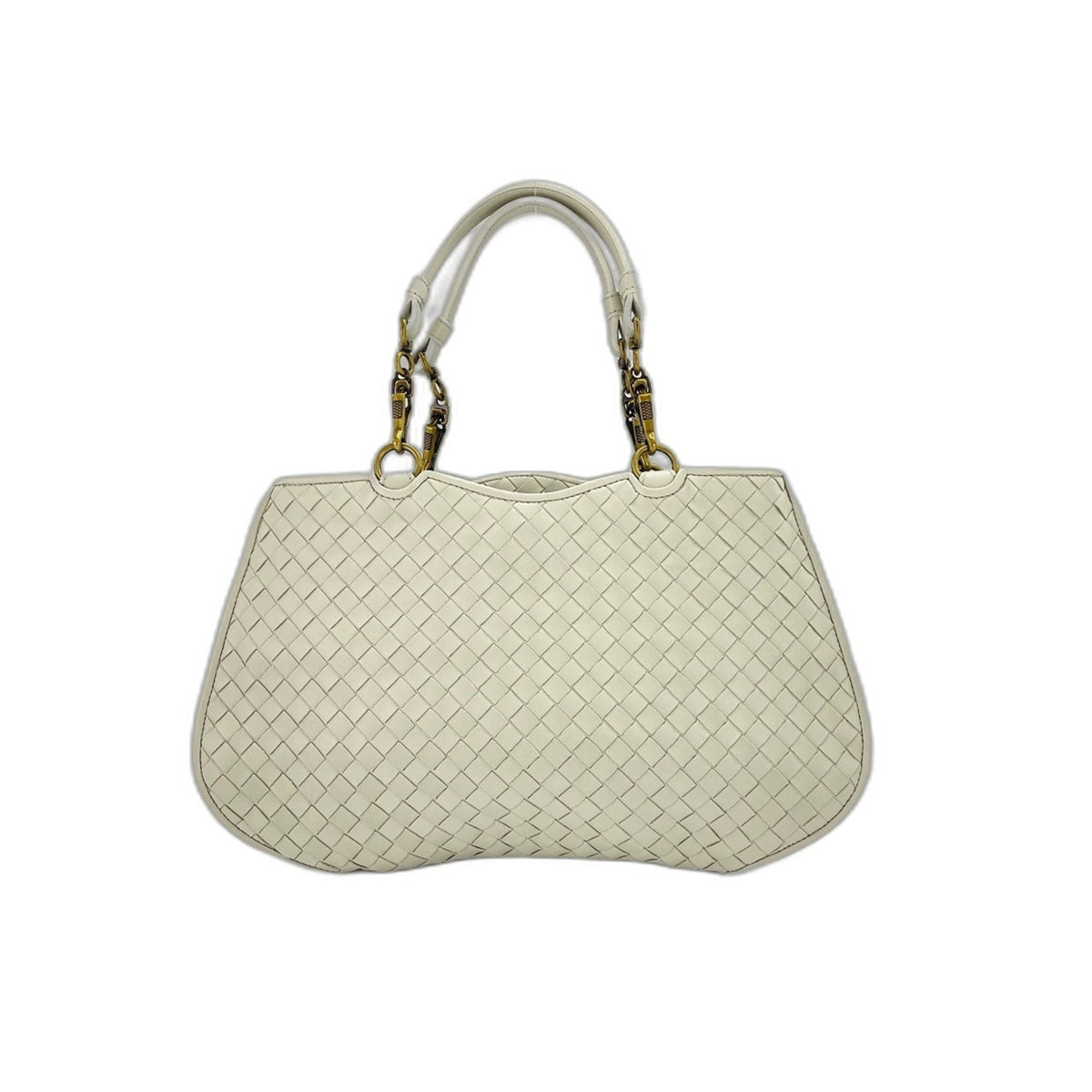 Bottega Veneta White Handbag (Pre-Owned)