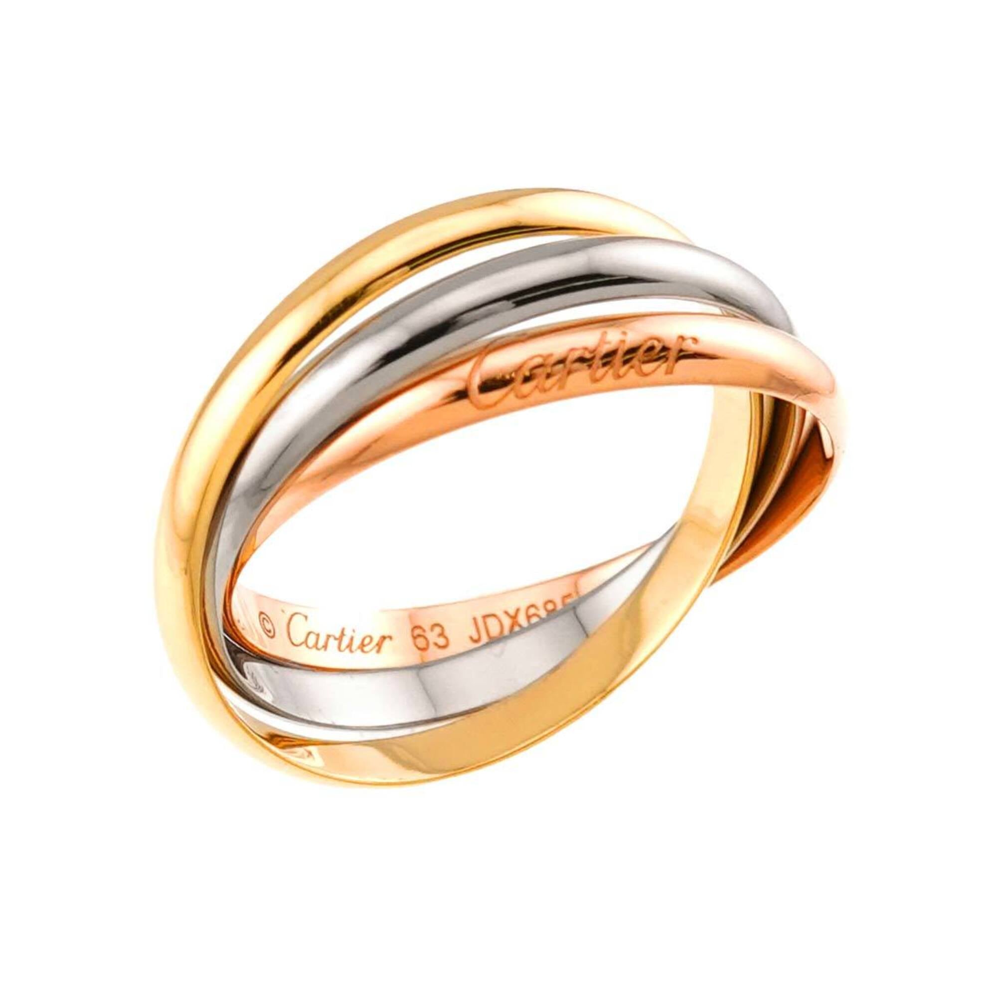Cartier Yellow Gold (18K) Pink Gold (18K) White Gold (18K) Band Ring (Pre-Owned)