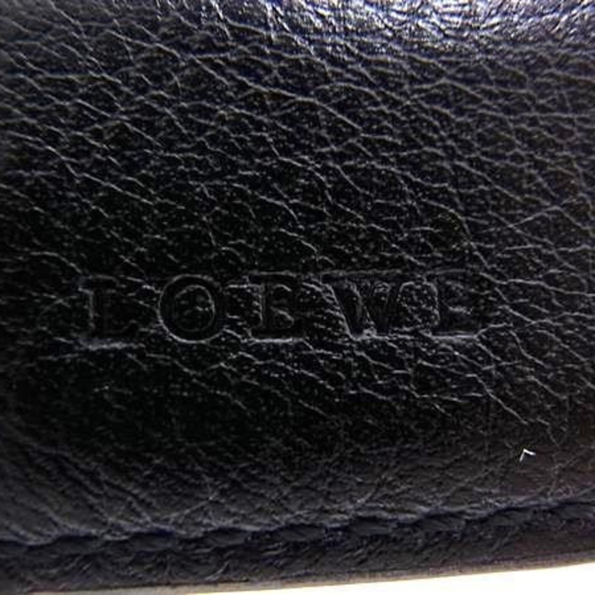 Loewe Black Bordeaux Pvc Wallet (Bi-Fold) (Pre-Owned)