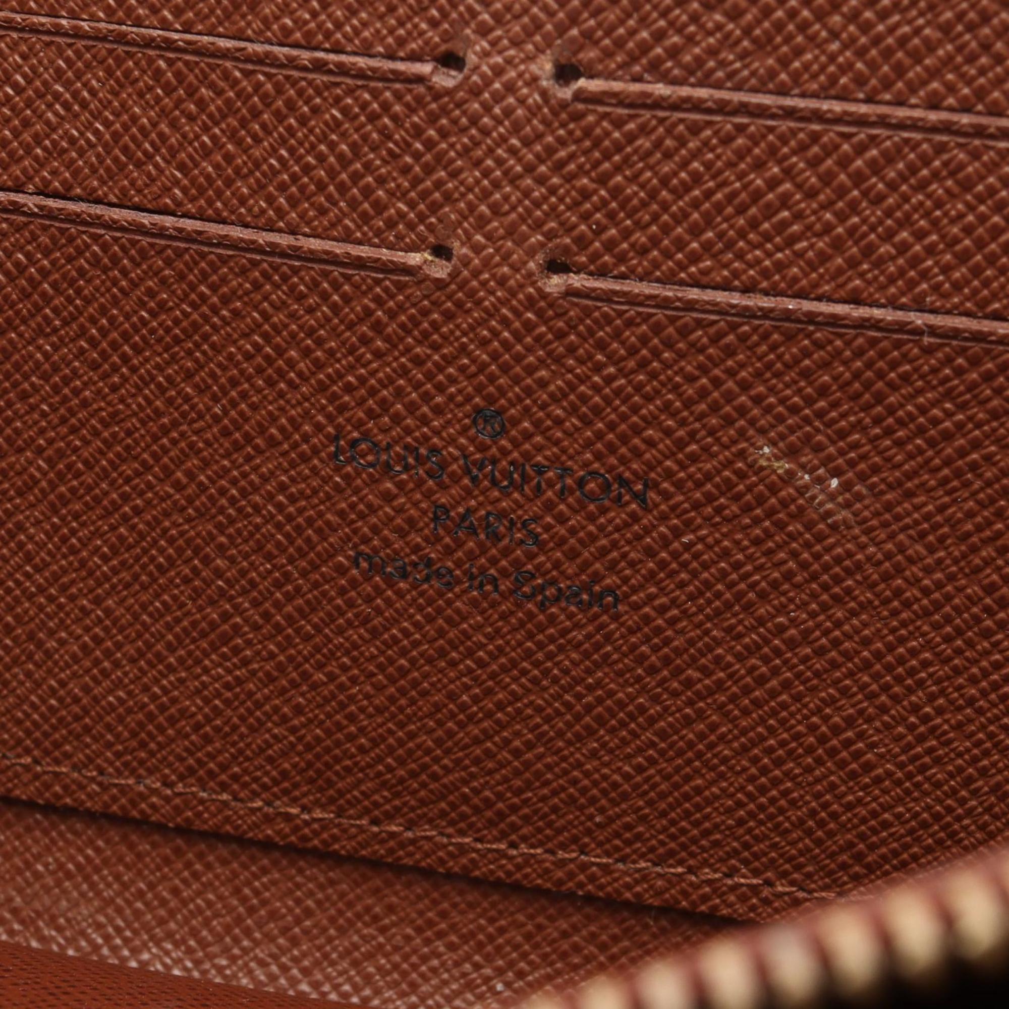Louis Vuitton Brown Monogram Multi-Color Rose Monogram Rose Long Wallet (Bi-Fold) (Pre-Owned)