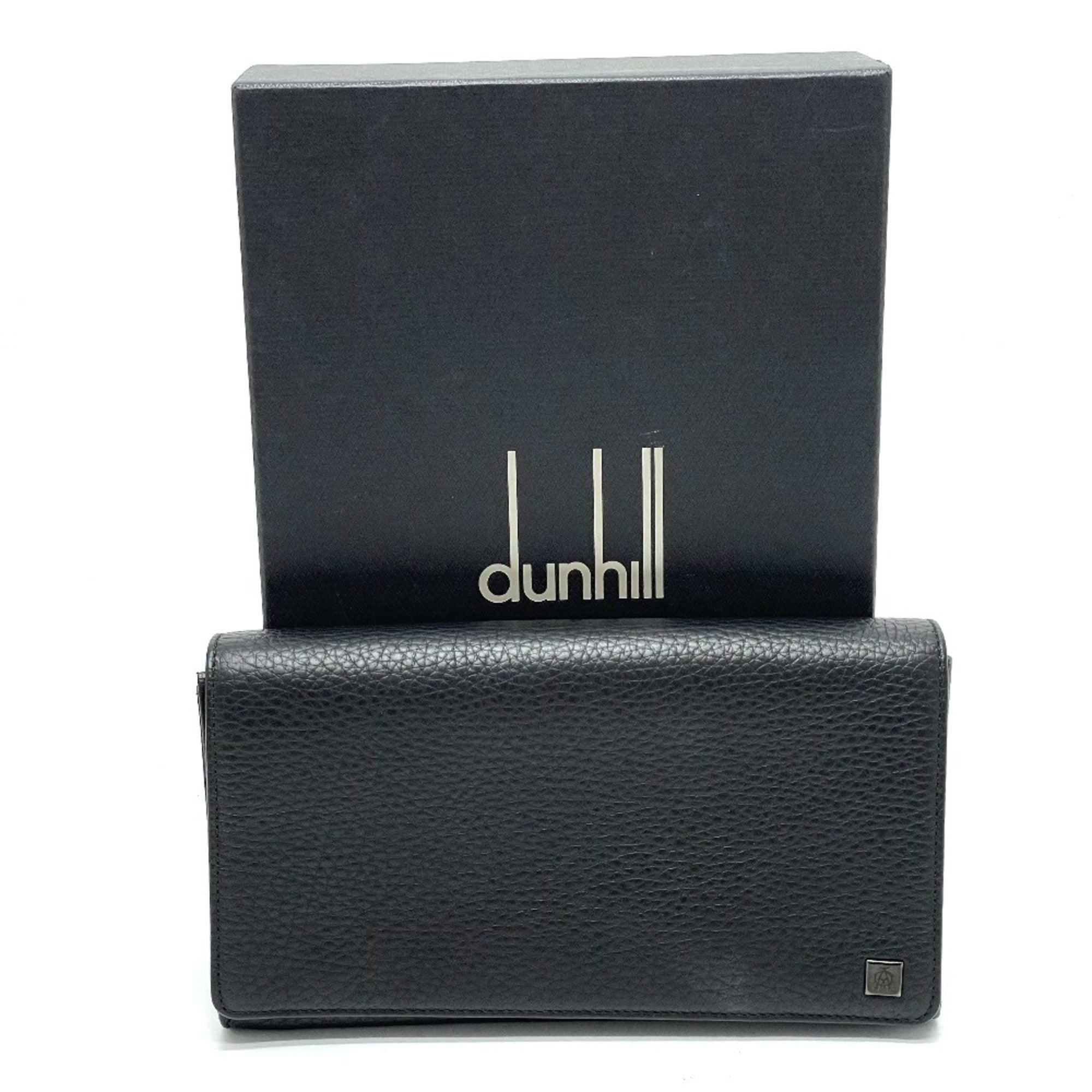 Dunhill Black Leather Pouch (Pre-Owned)