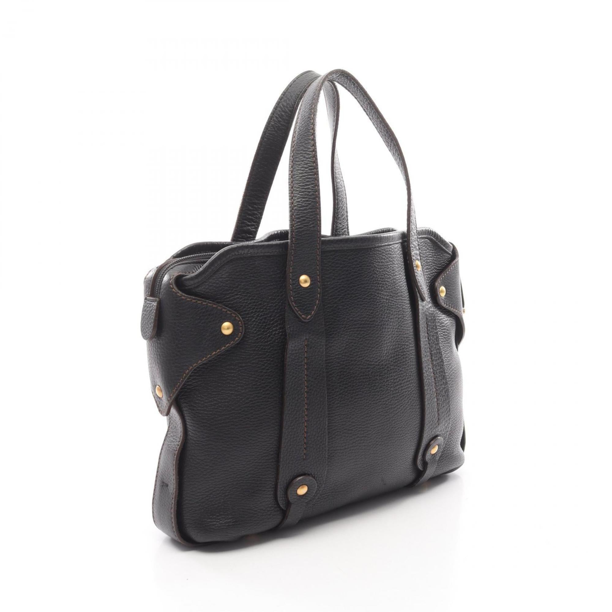 Salvatore Ferragamo Brown Leather Handbag (Pre-Owned)