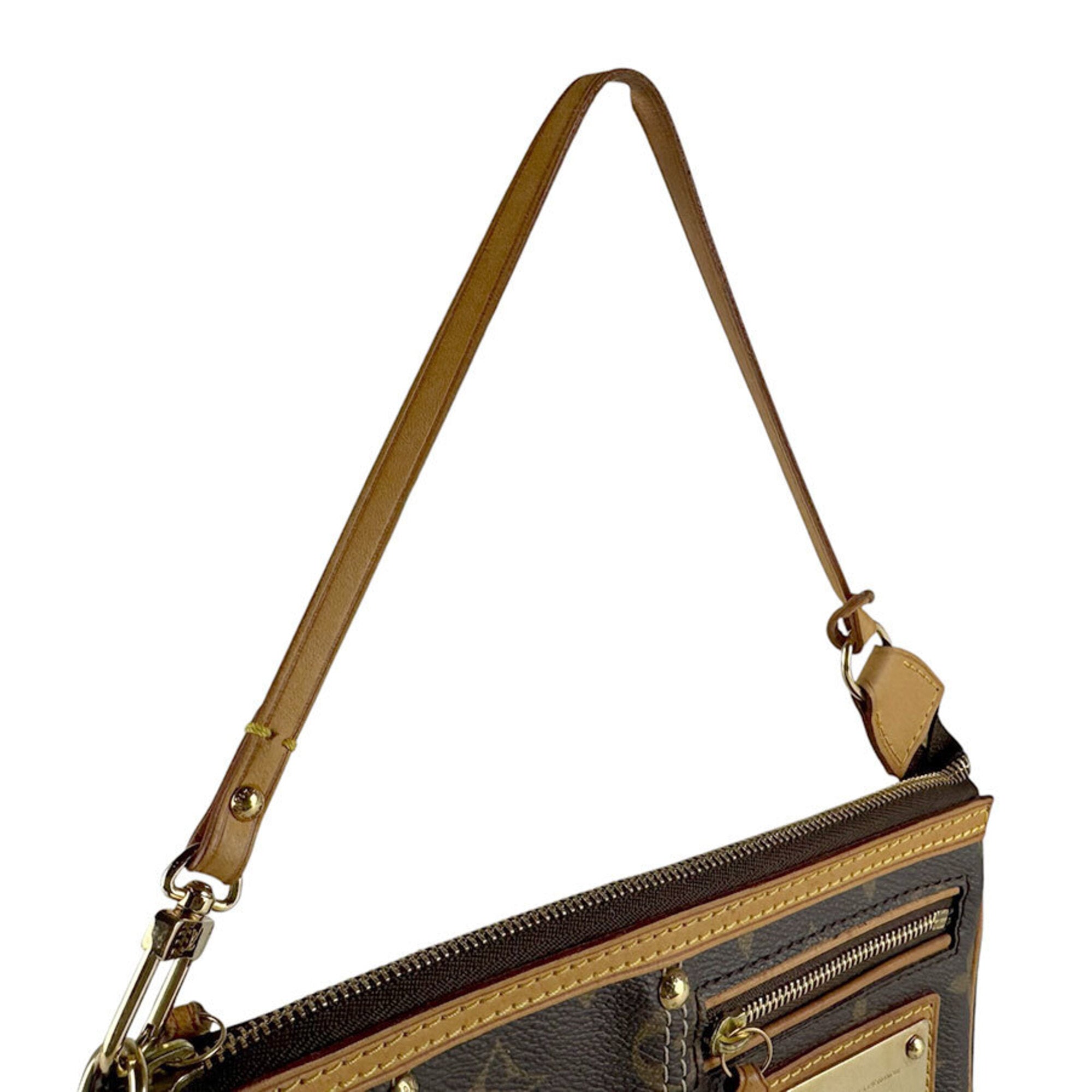 Louis Vuitton Brown Monogram Handbag Pochette (Pre-Owned)