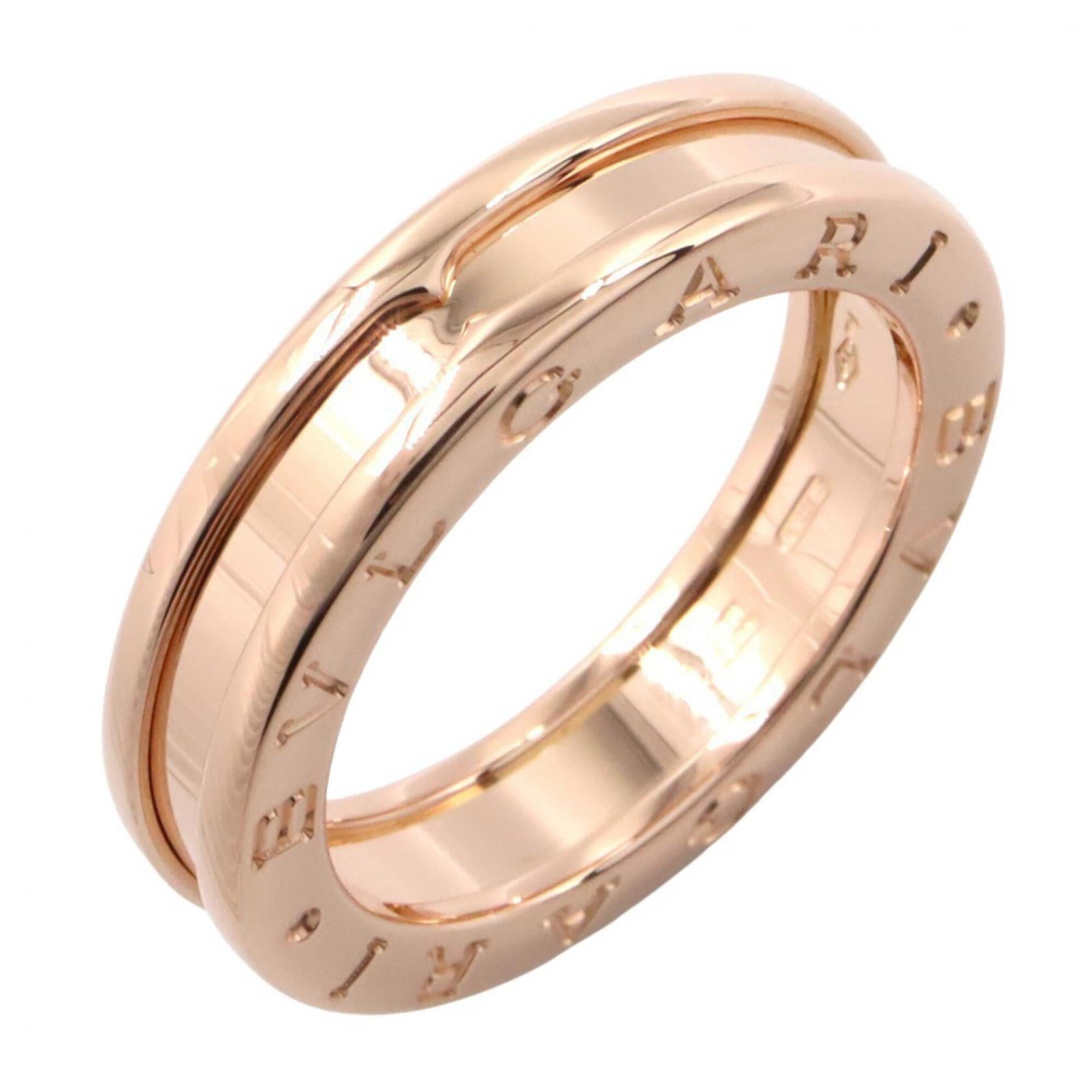 Bvlgari Gold Pink Gold (18K) Band Ring (Pre-Owned)