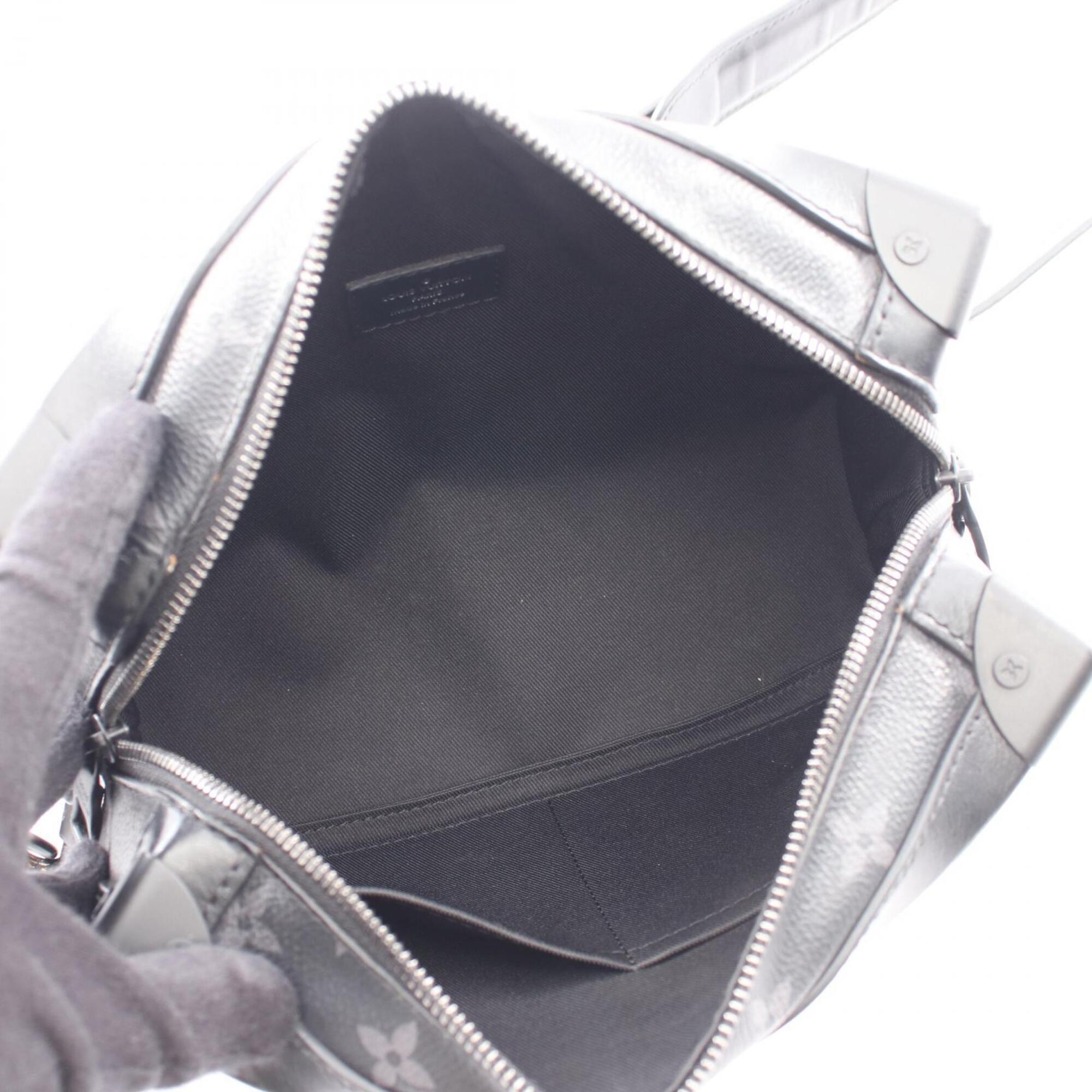 Louis Vuitton Black Monogram Eclipse Coated Canvas Leather Handbag Shoulder Bag (Pre-Owned)