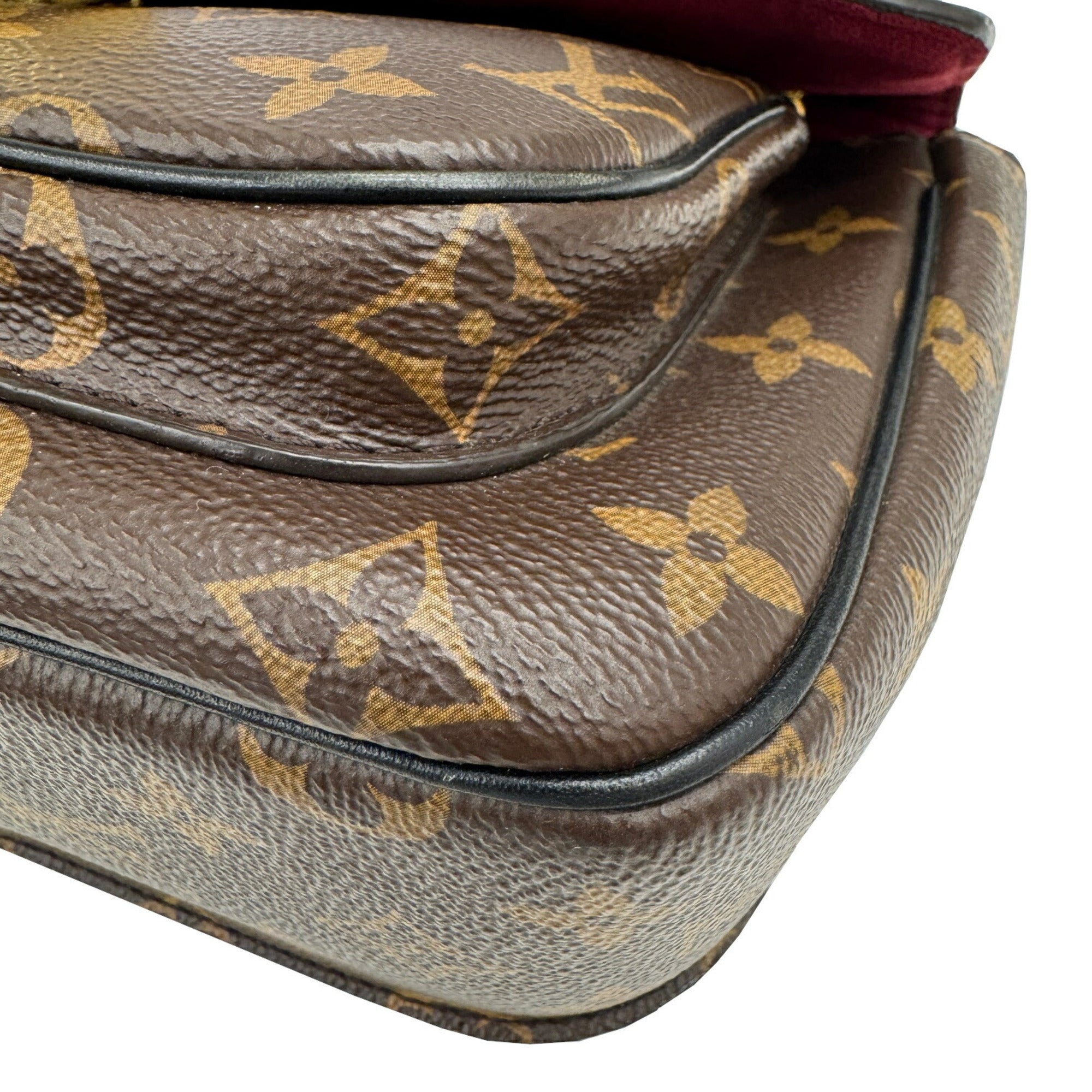 Louis Vuitton Monogram Black Brown Monogram Leather Shoulder Bag (Pre-Owned)