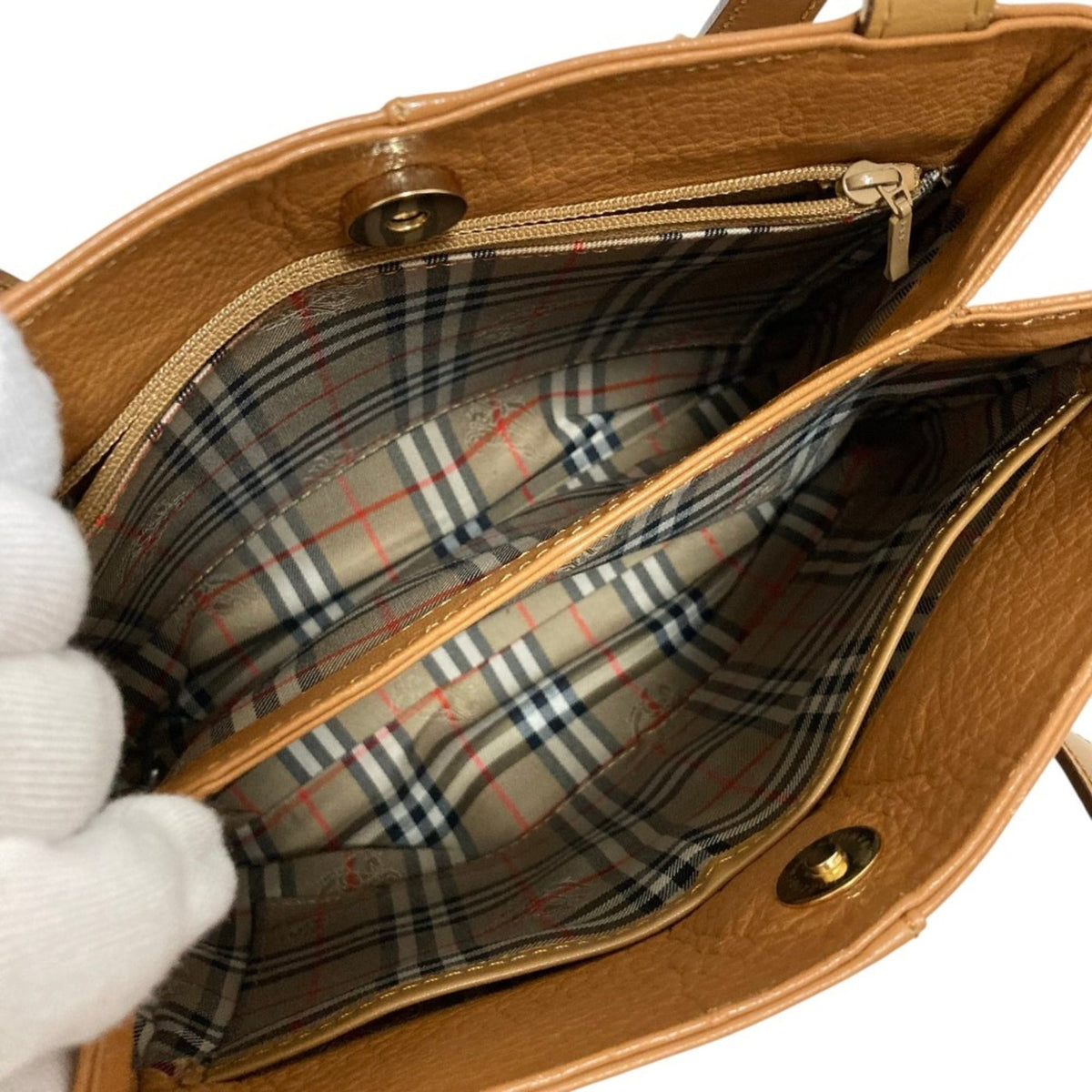 Burberry Brown Shoulder Bag Tote Bag (Pre-Owned)