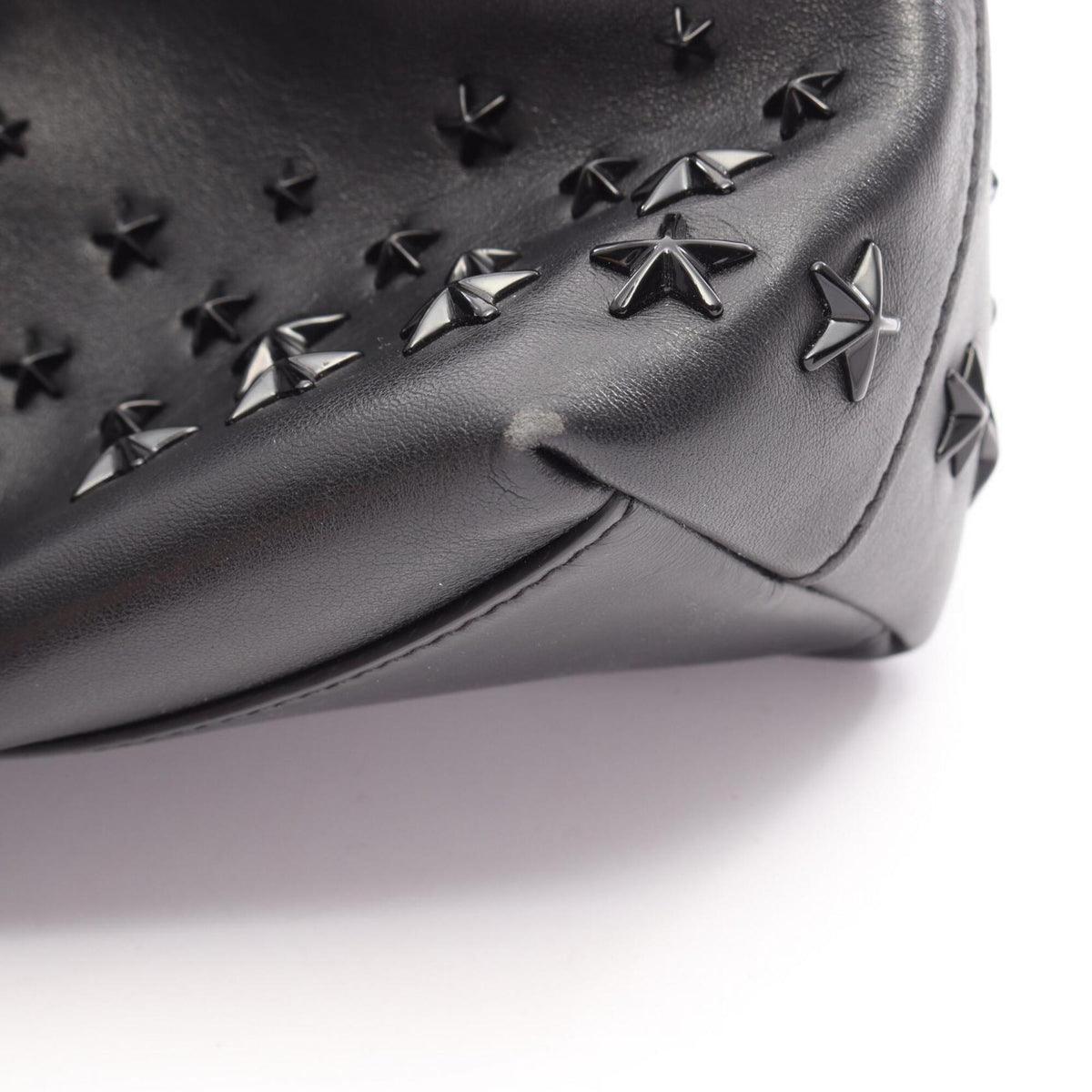 Jimmy Choo Black Leather Handbag (Pre-Owned)