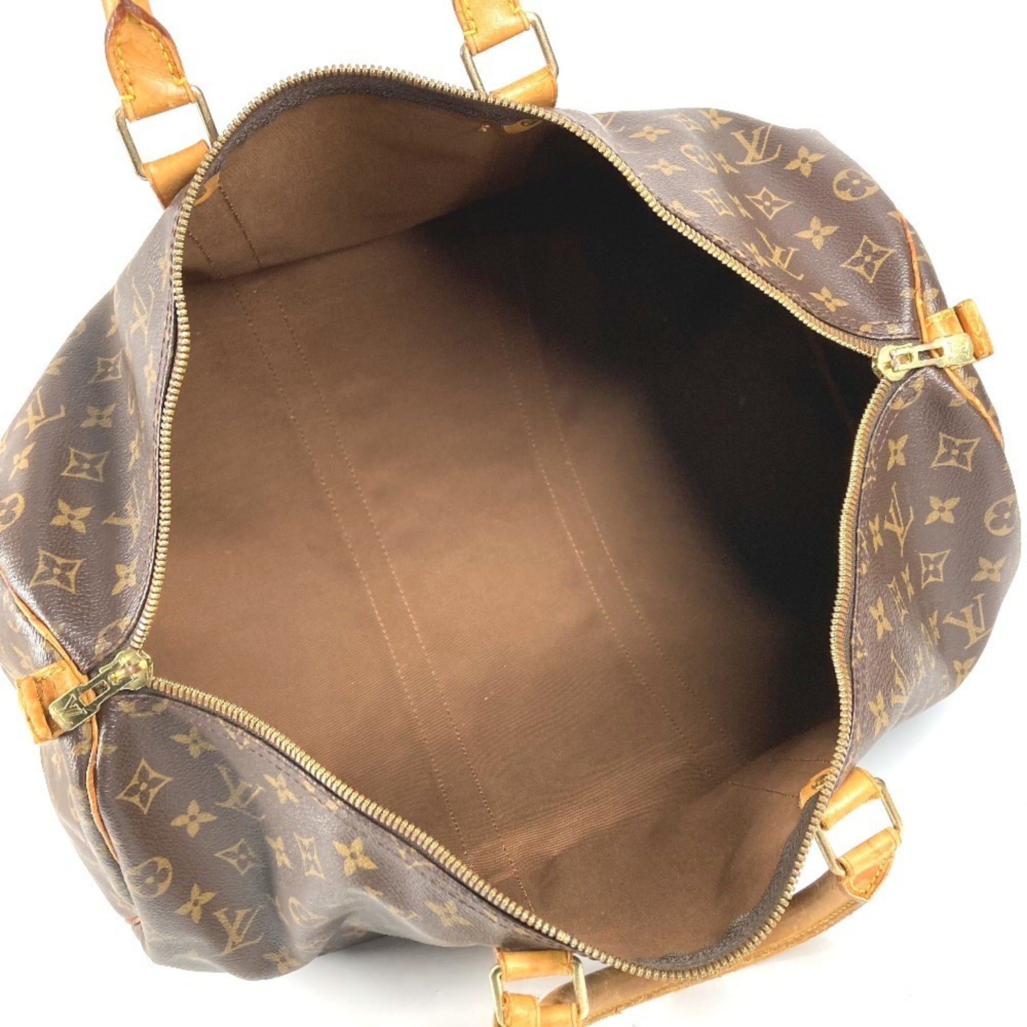 Louis Vuitton Brown Monogram Boston Bag Handbag (Pre-Owned)