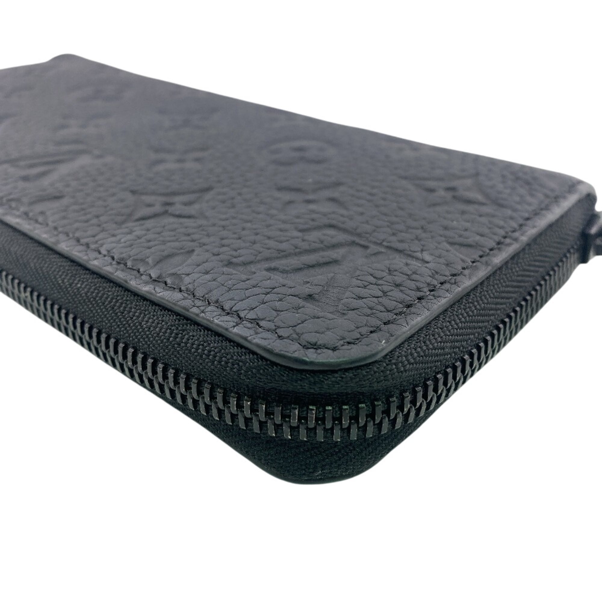 Louis Vuitton Taurillon Black Leather Long Wallet (Bi-Fold) (Pre-Owned)