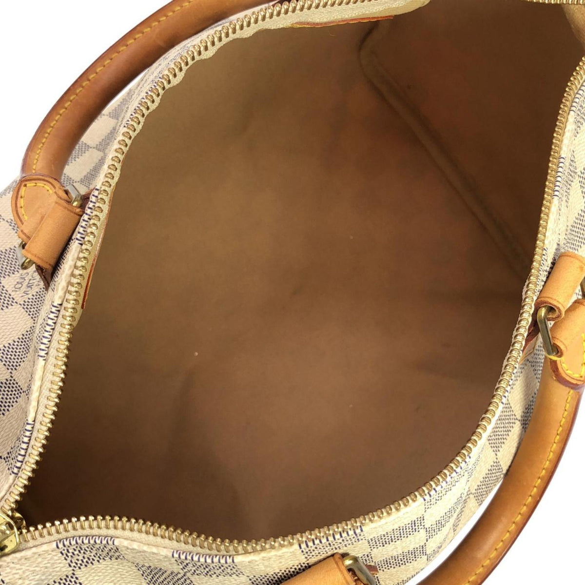 Louis Vuitton Azur Coated Canvas Boston Bag (Pre-Owned)